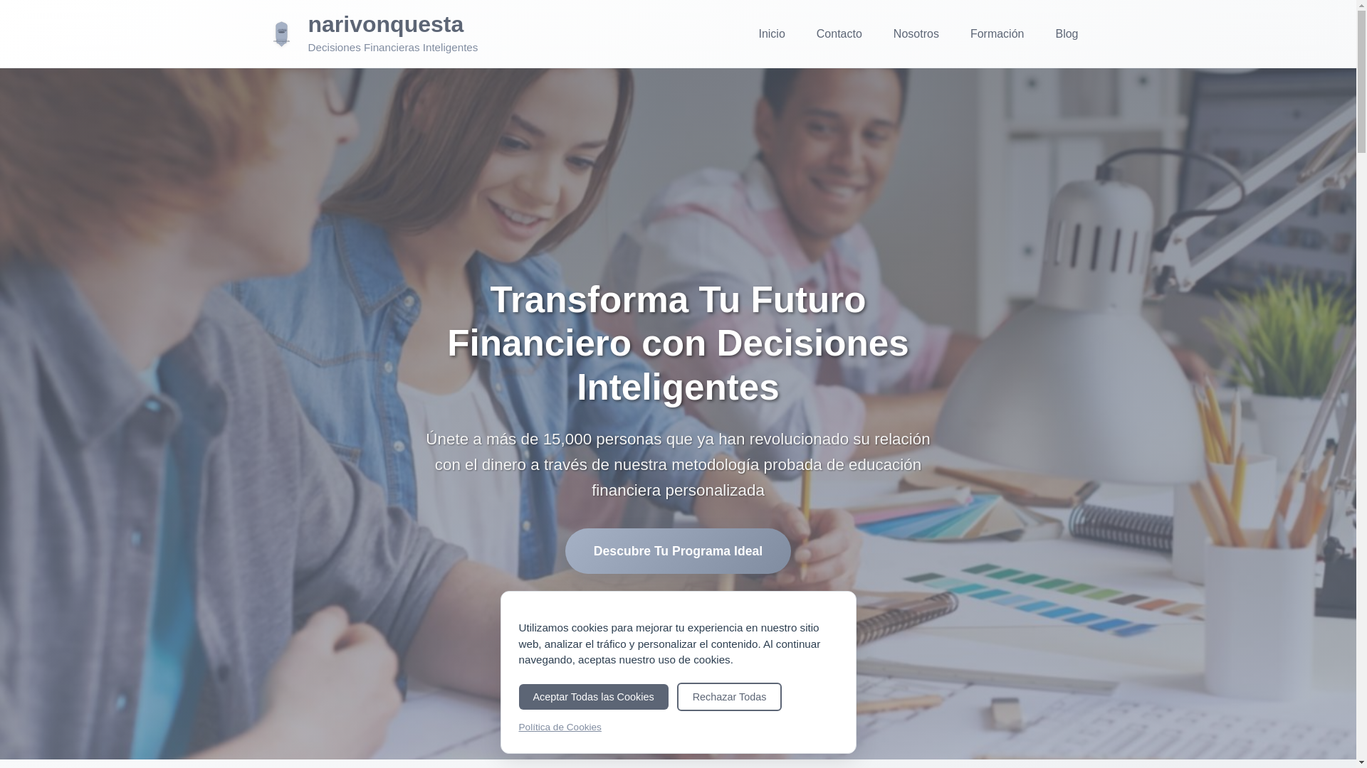 website screenshot of https://narivonquesta.com/