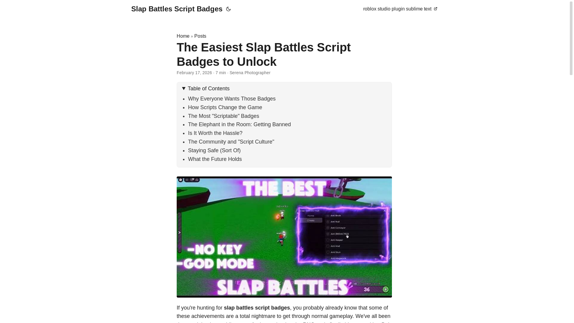 website screenshot of https://slap-battles-script-badges.pages.dev/