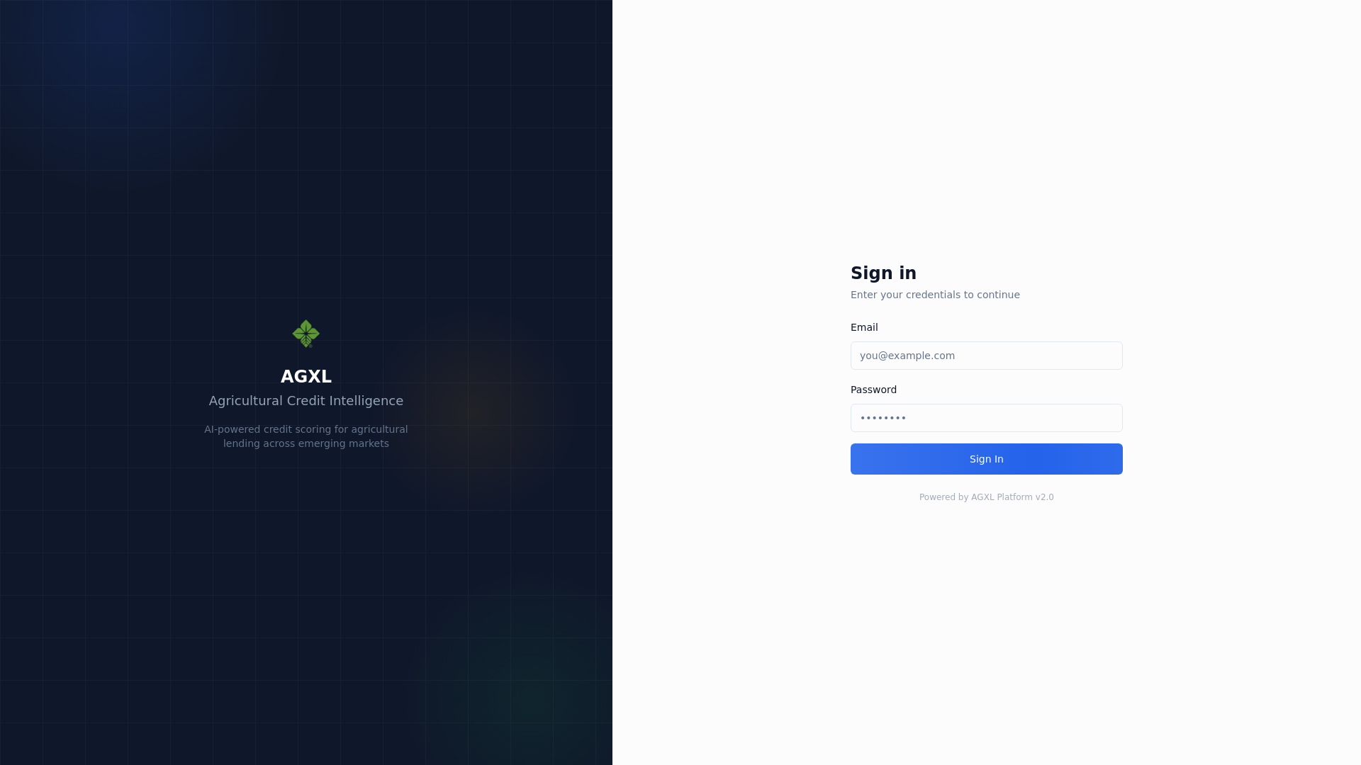 website screenshot of https://agxl-admin.pages.dev/