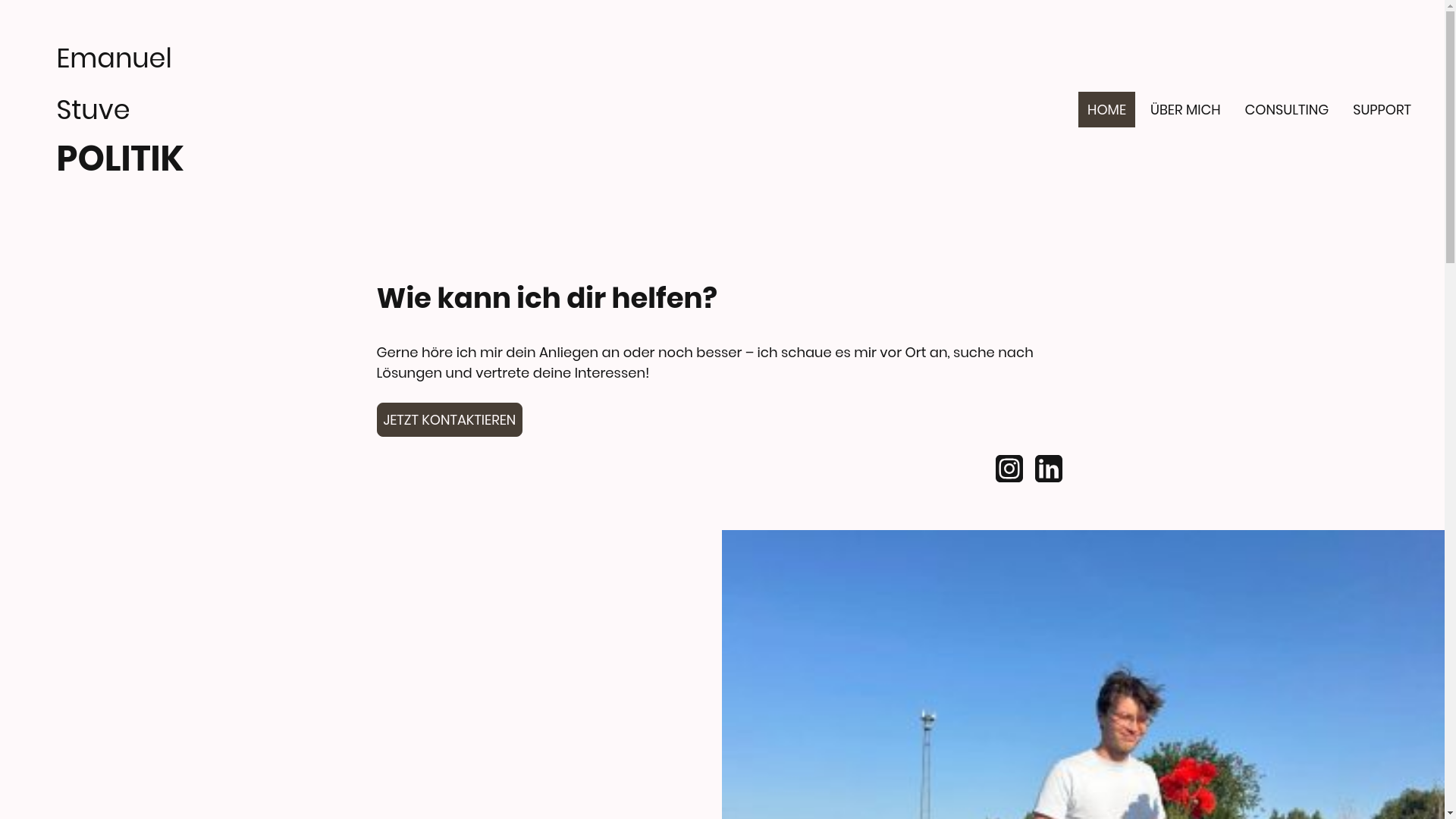 website screenshot of https://emanuel-stuve.de/