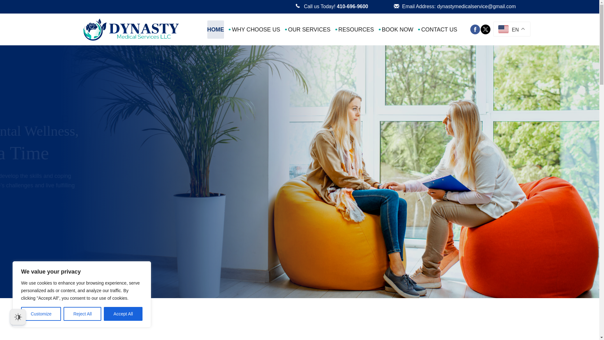 website screenshot of https://dynastymedicalservicesllc.com/