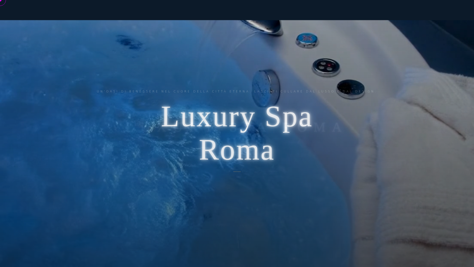 website screenshot of https://lux-spa-roma-website.pages.dev/