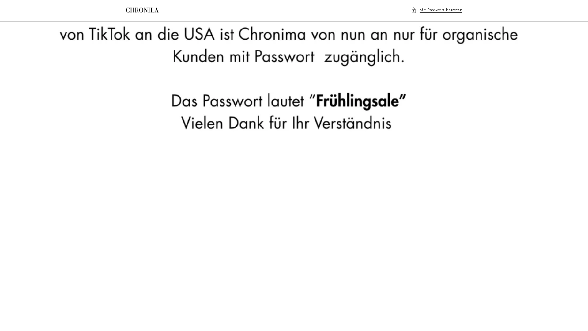 website screenshot of https://chronila.com/