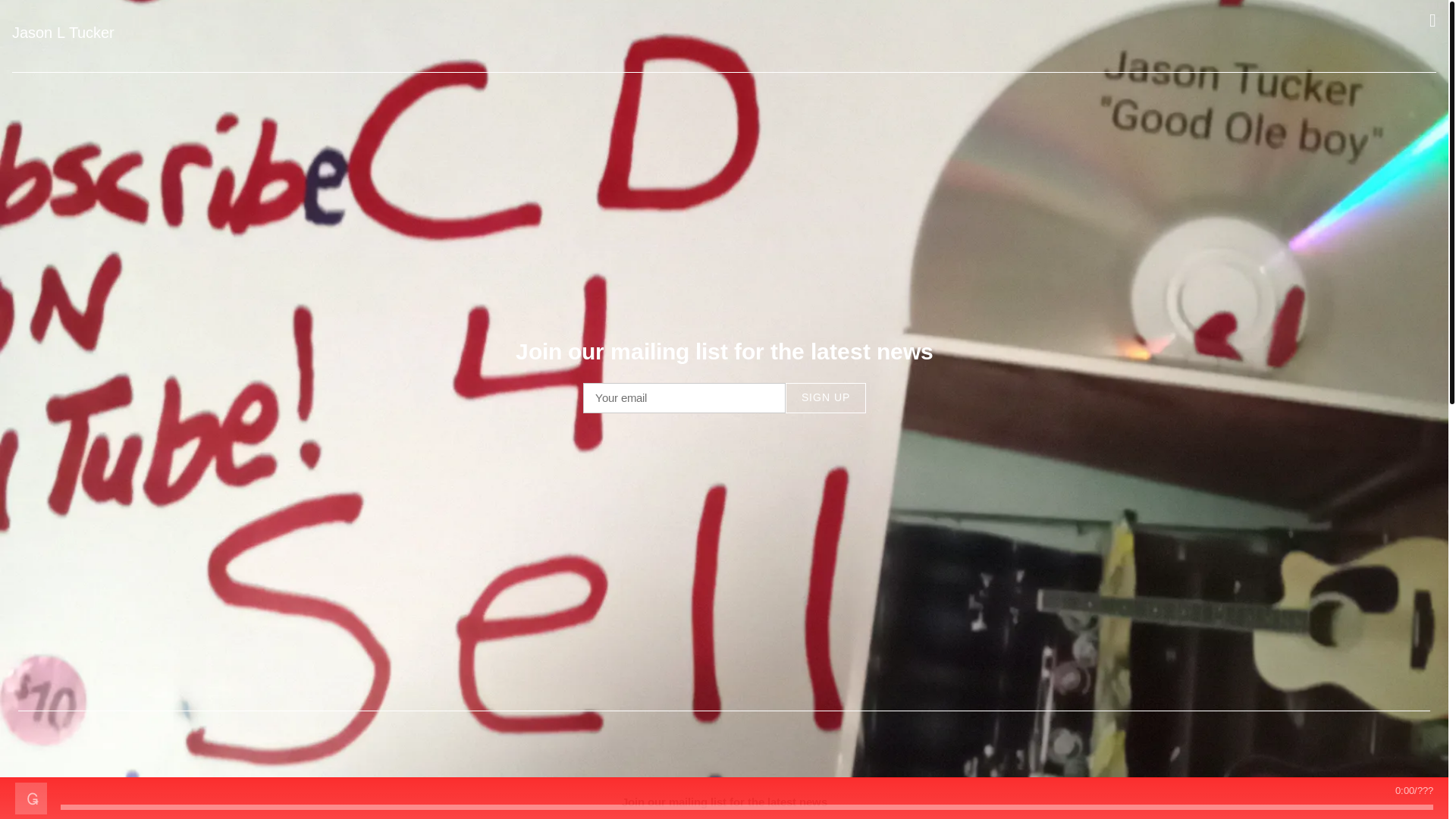 website screenshot of https://jasonltuckersmusic.com/