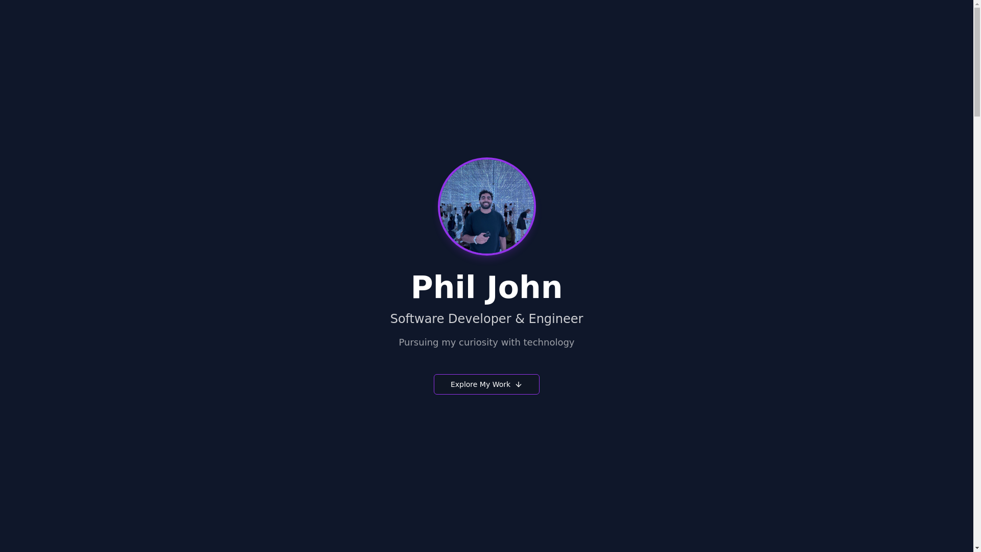 website screenshot of https://philjohn.dev/