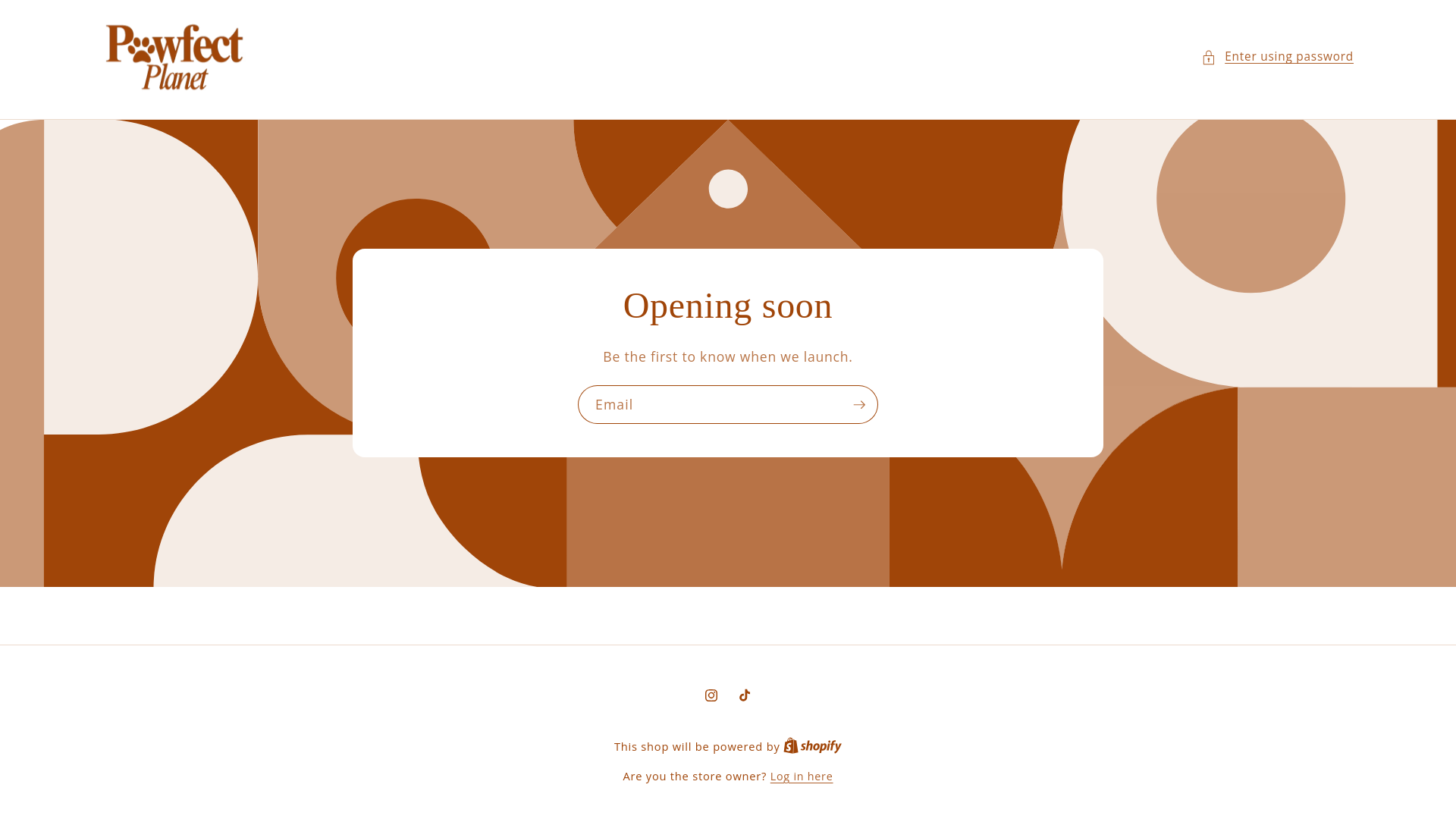 website screenshot of https://pawfectplanet.shop/