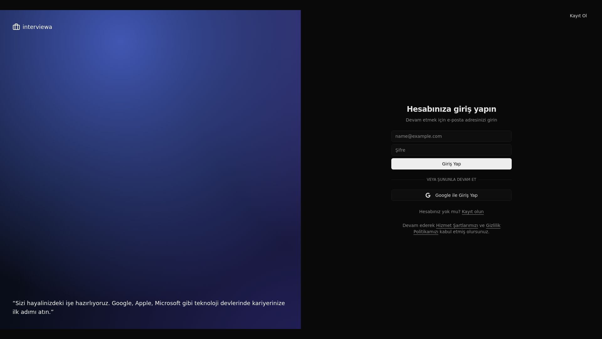 website screenshot of https://deryunesi.studio/