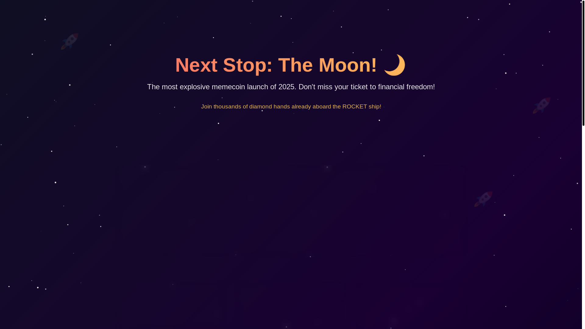 website screenshot of https://rocketmeme.vip/