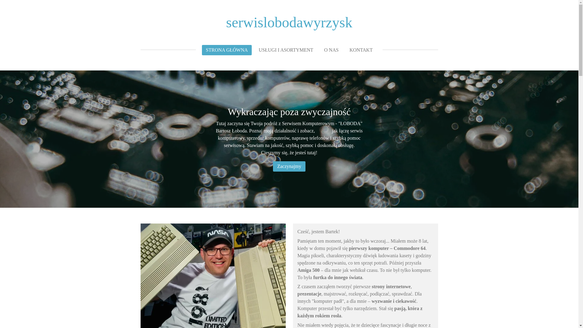 website screenshot of https://serwislobodawyrzysk.com/