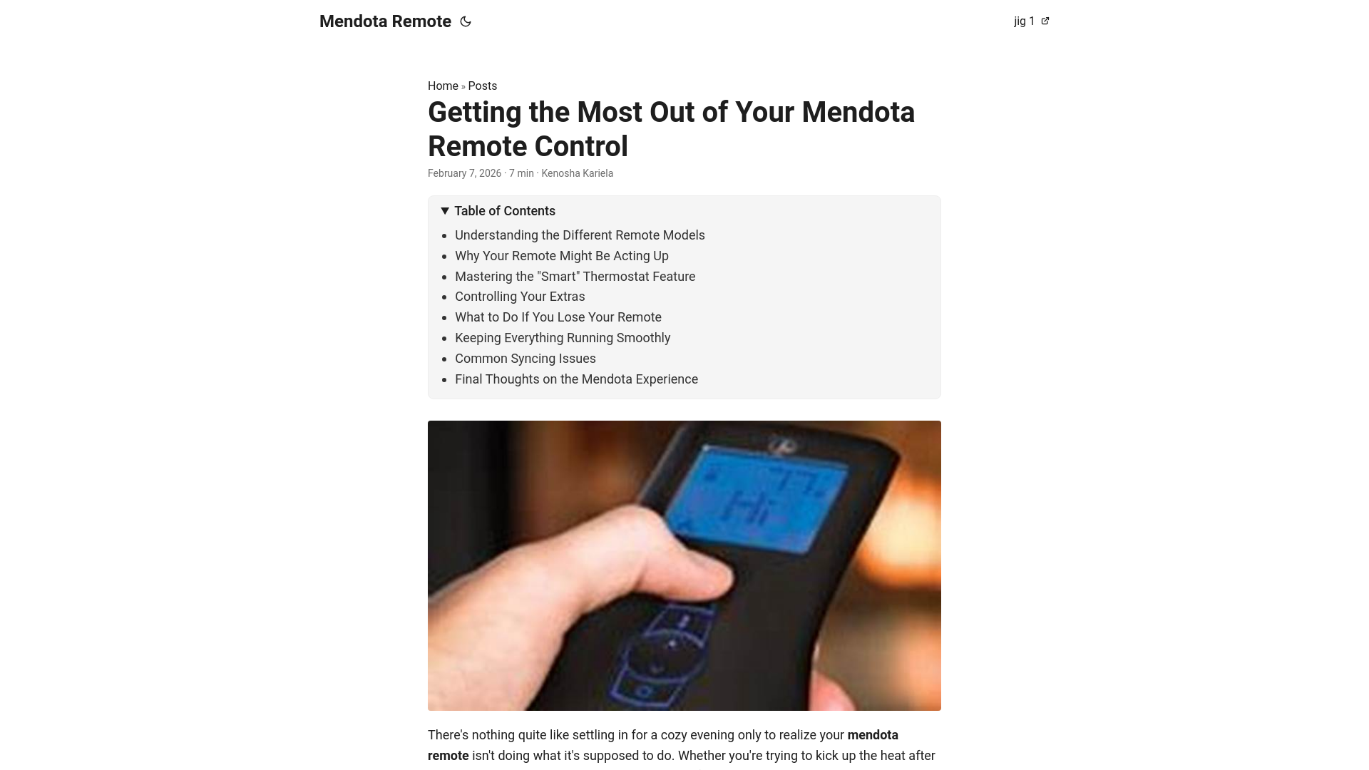website screenshot of https://mendota-remote.pages.dev/