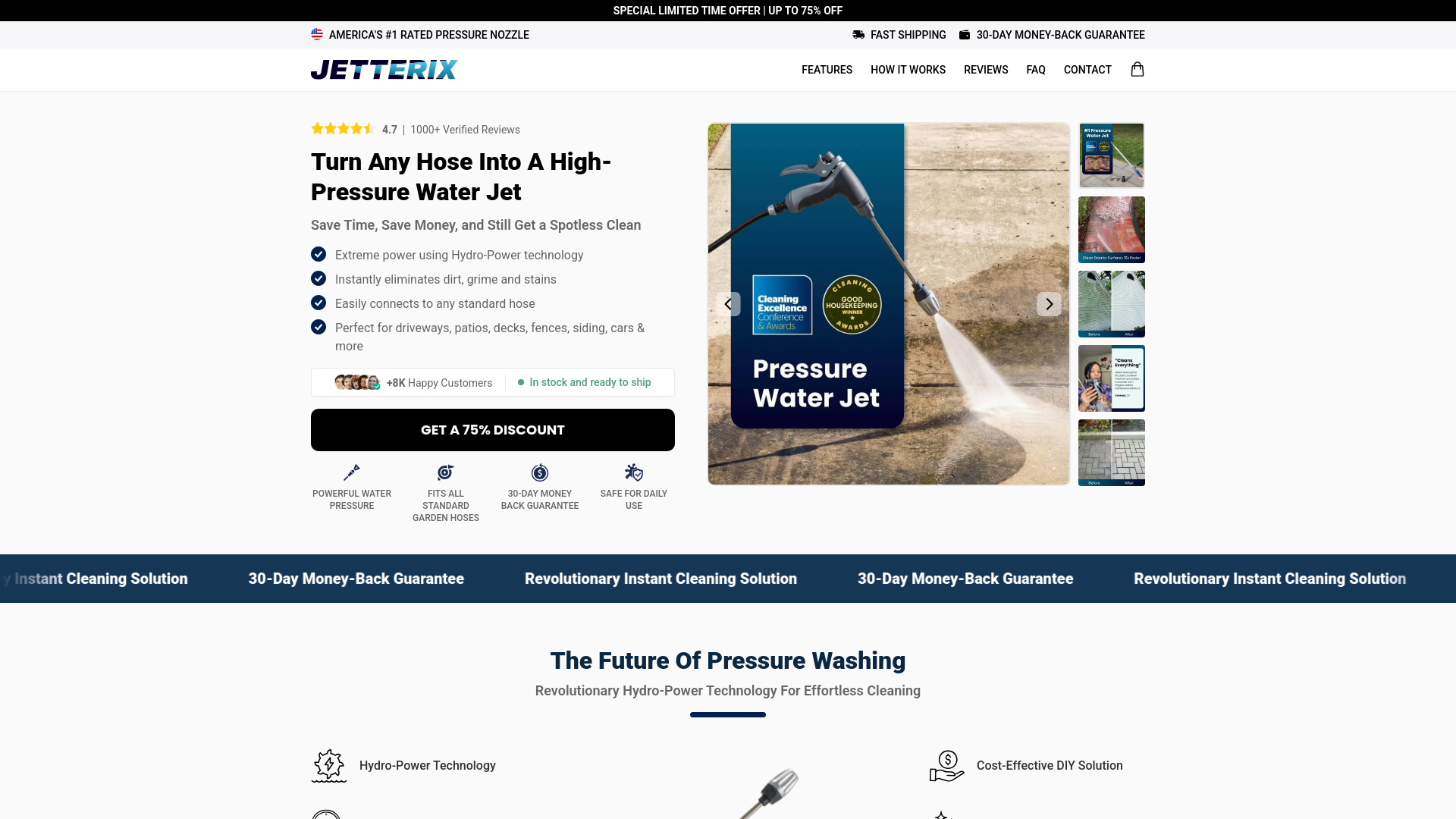 website screenshot of https://jetterix.com/