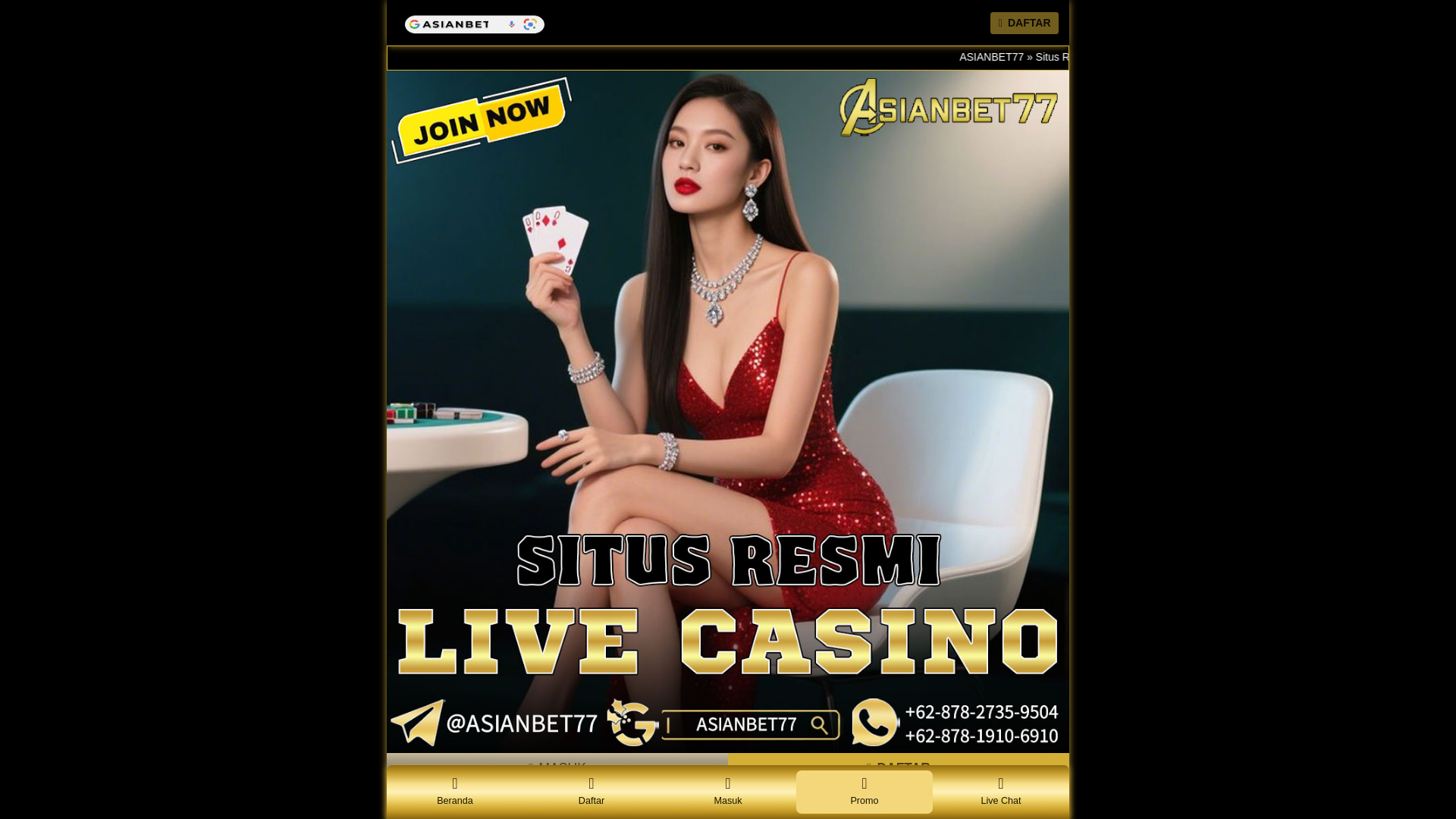 website screenshot of https://ampas77-labkes-yayasan-dhig.pages.dev/