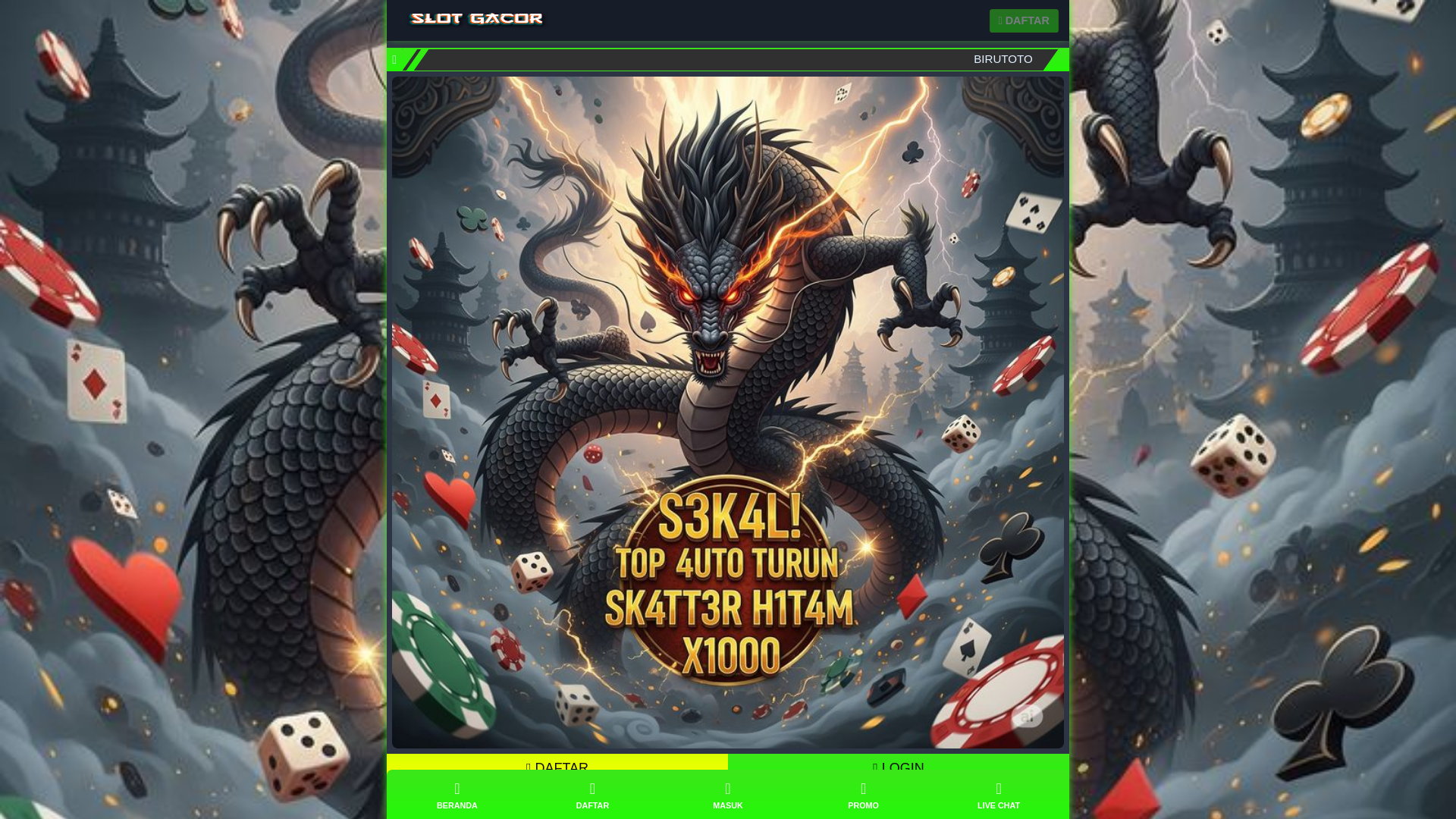 website screenshot of https://brand-birutoto.pages.dev/