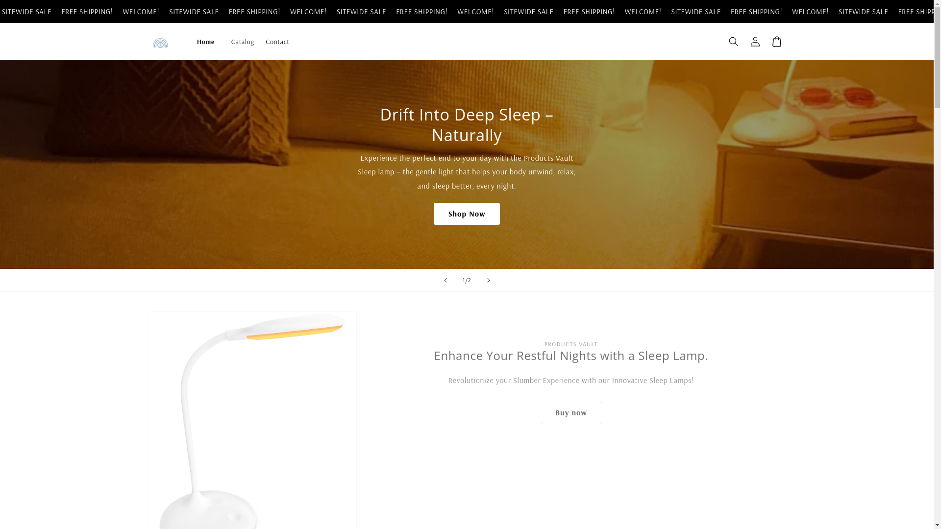 website screenshot of https://productsvault.us/