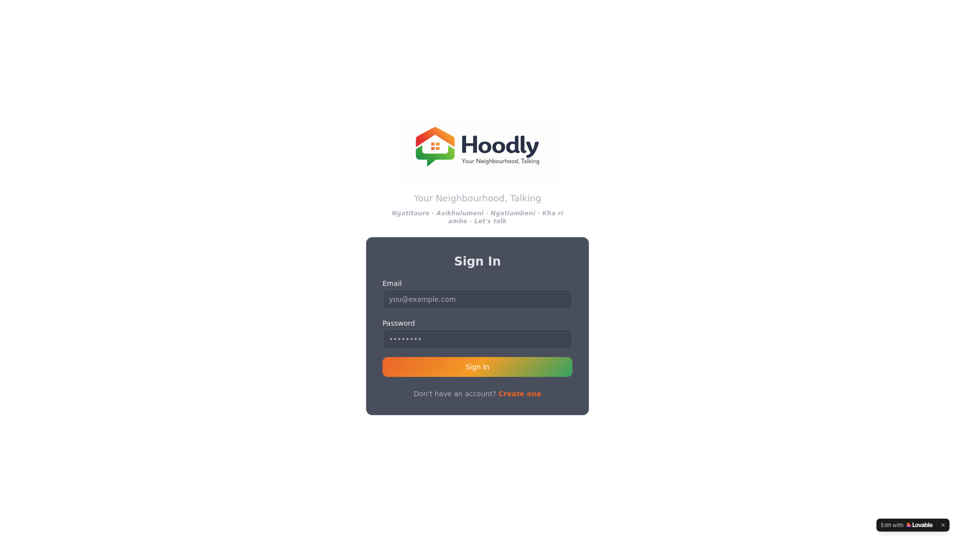 website screenshot of https://hoodlyconnect.com/
