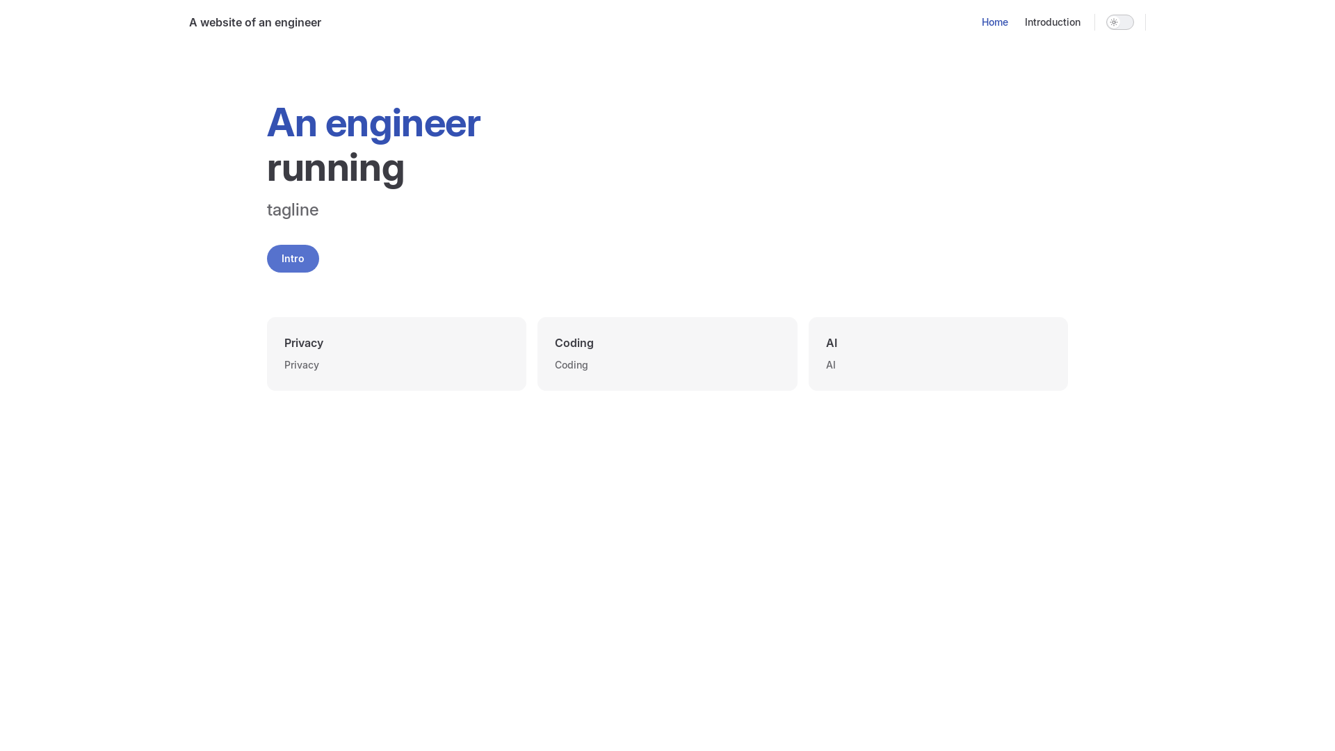 website screenshot of https://www-jianmin-wang.pages.dev/