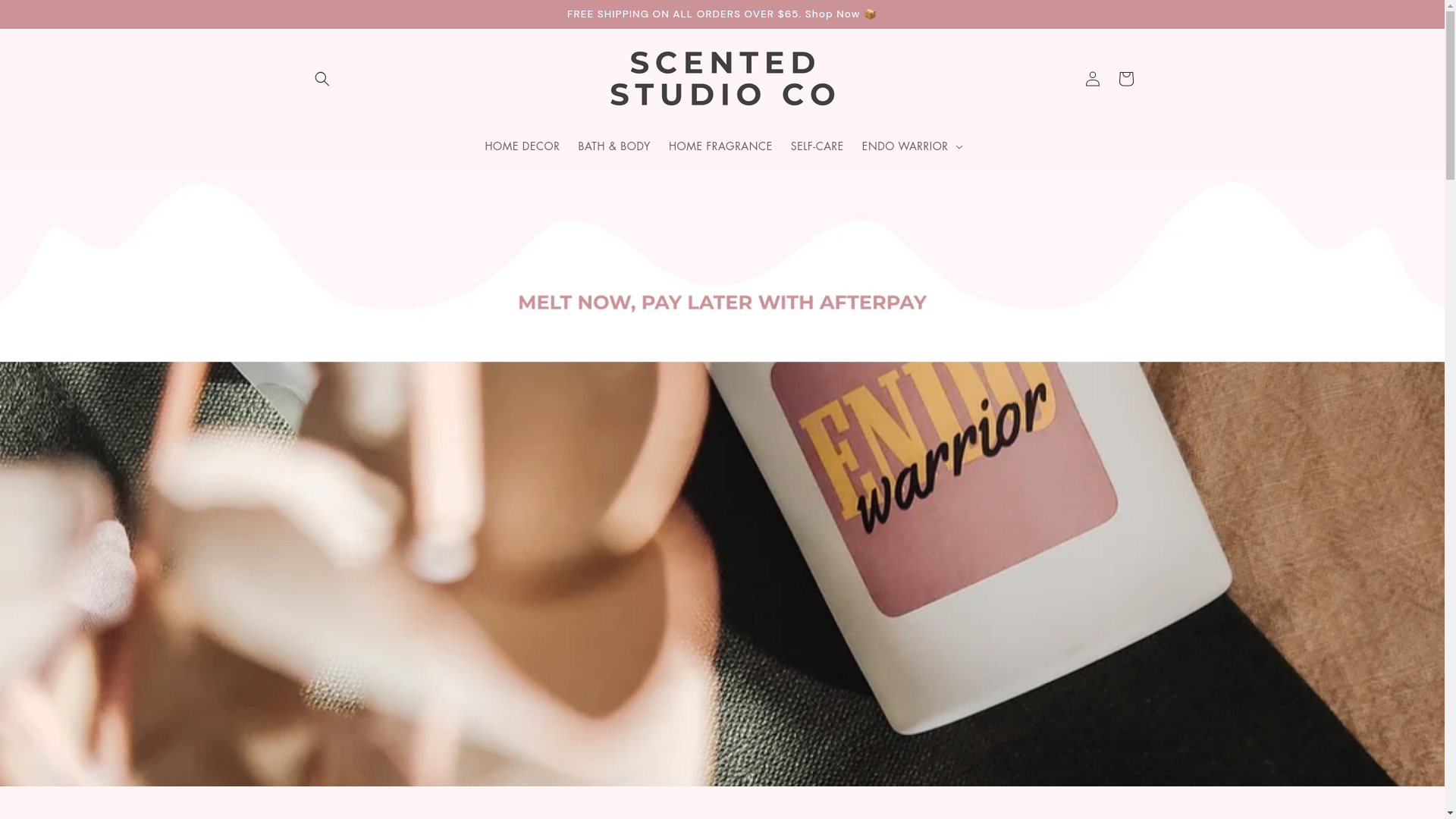 website screenshot of https://scentedstudio.co/