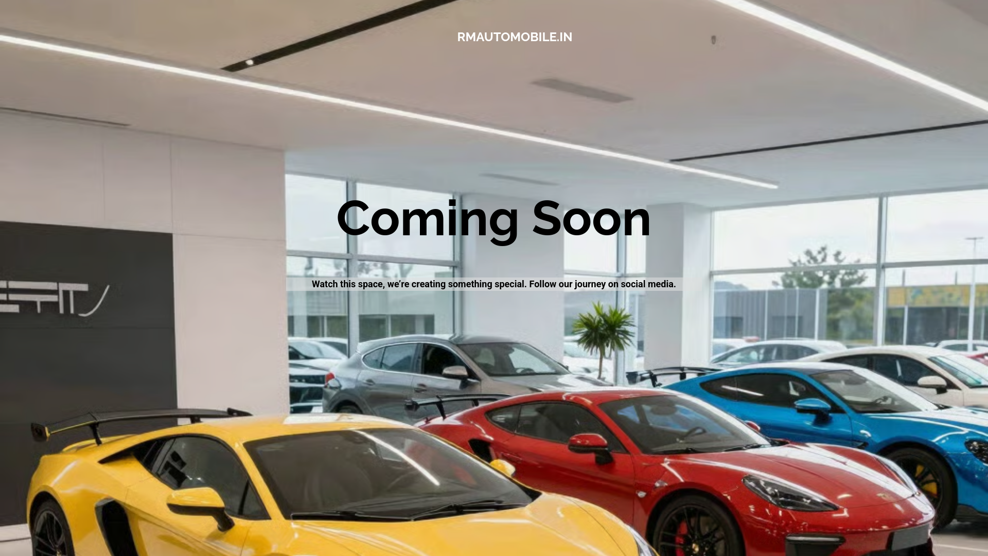 website screenshot of https://rmautomobile.in/