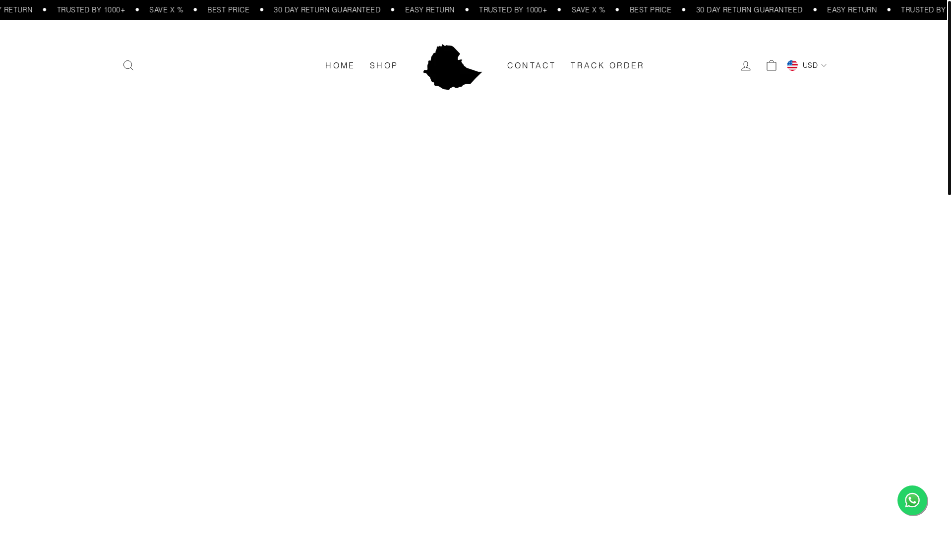 website screenshot of https://ethiopianclothing.org/