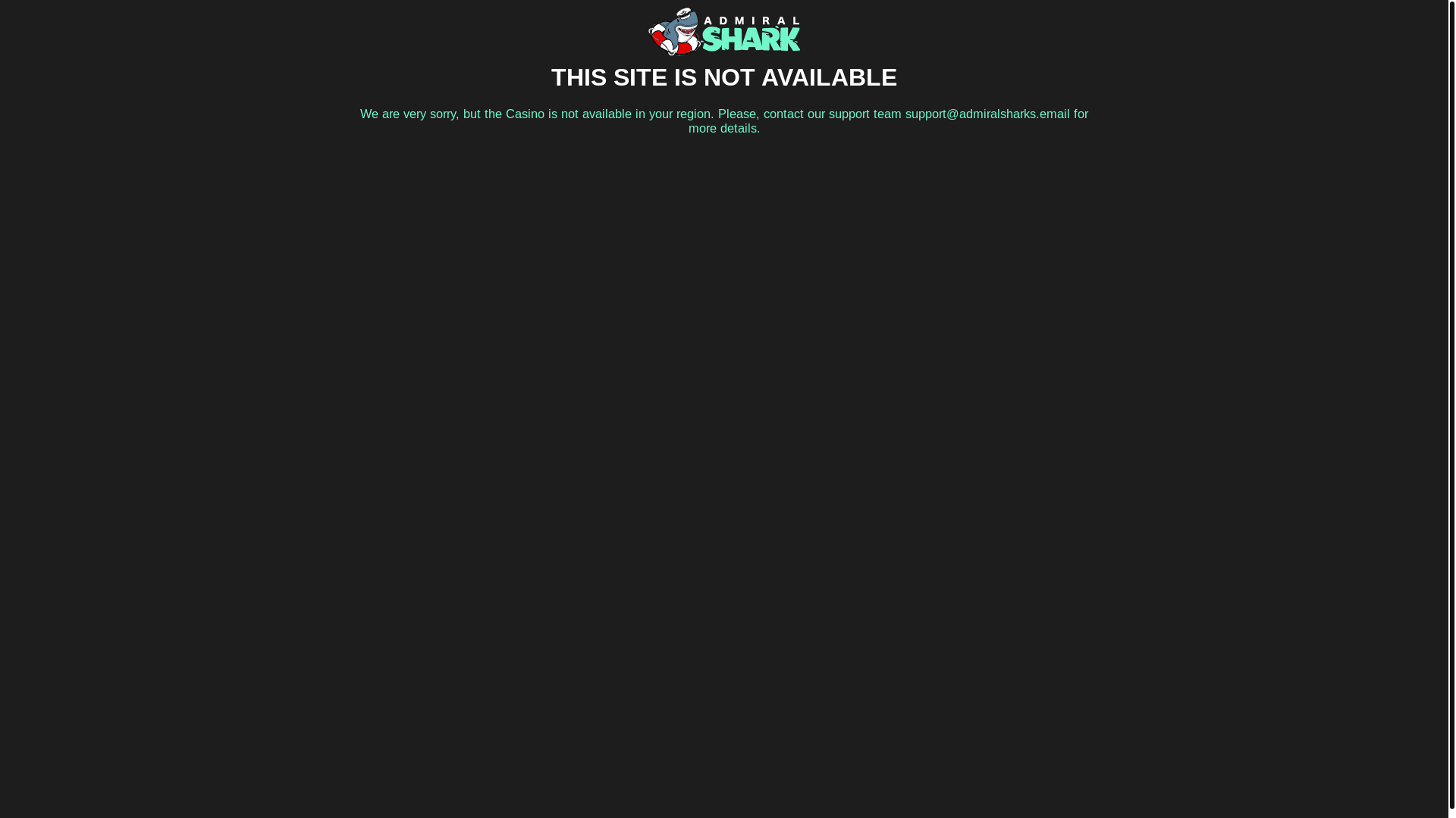 website screenshot of https://admiralshark45.com/