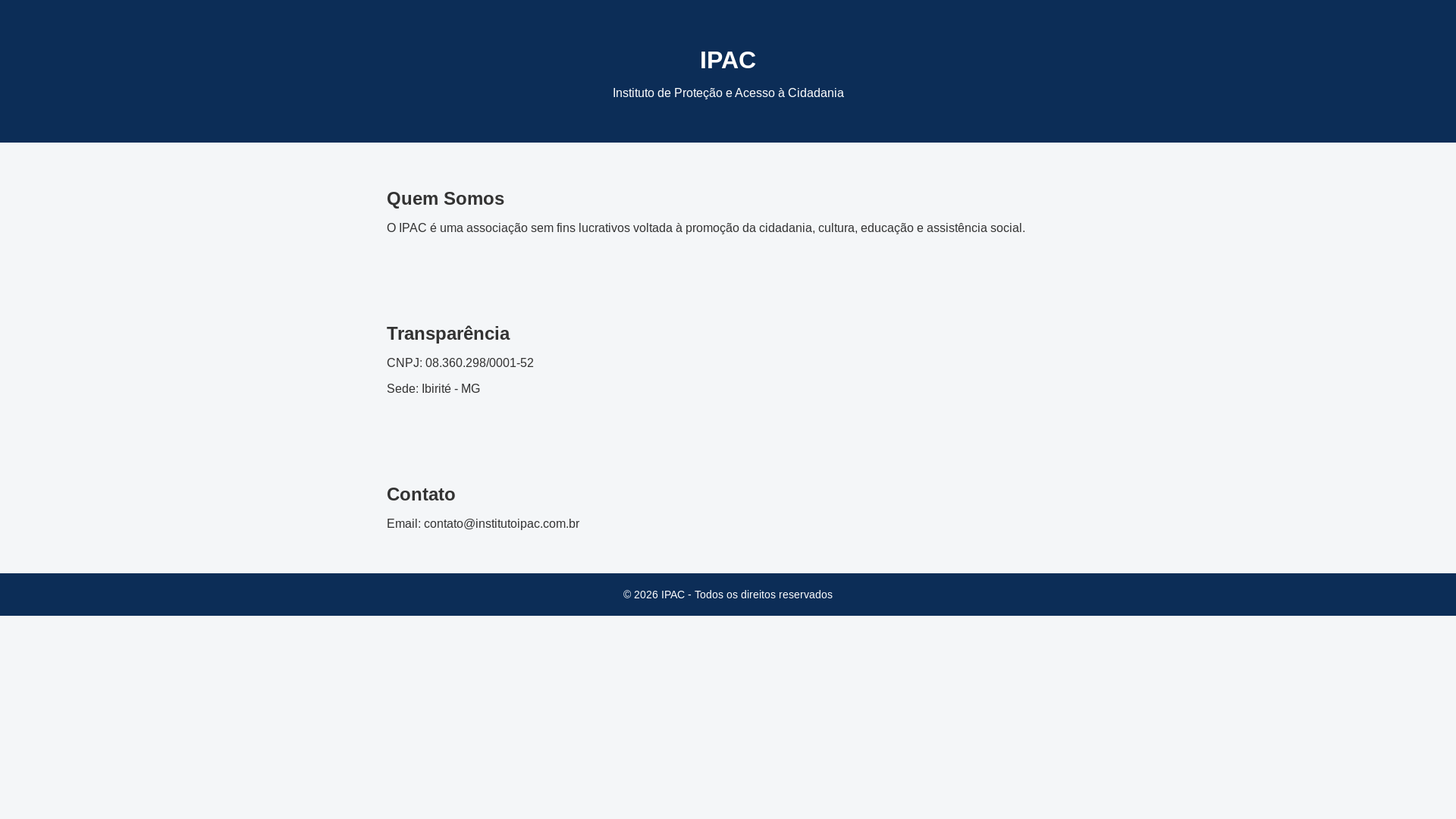 website screenshot of https://institutoipac.pages.dev/