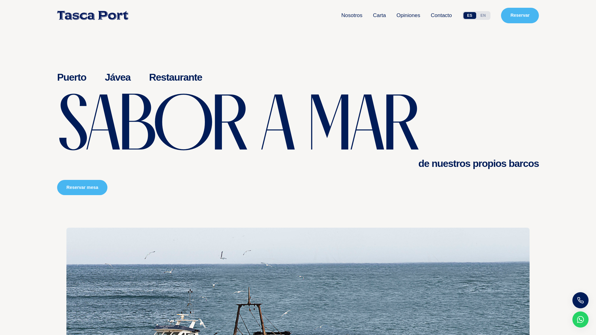 website screenshot of https://tascaport.pages.dev/