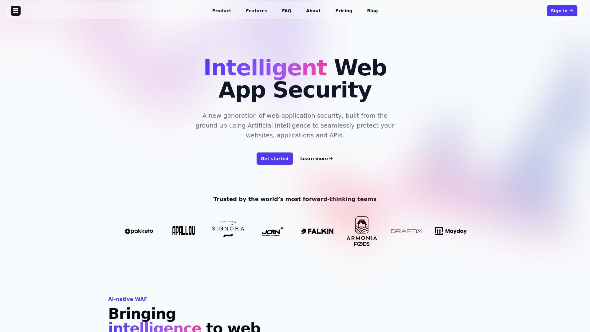 website screenshot of https://joinfelk.com/