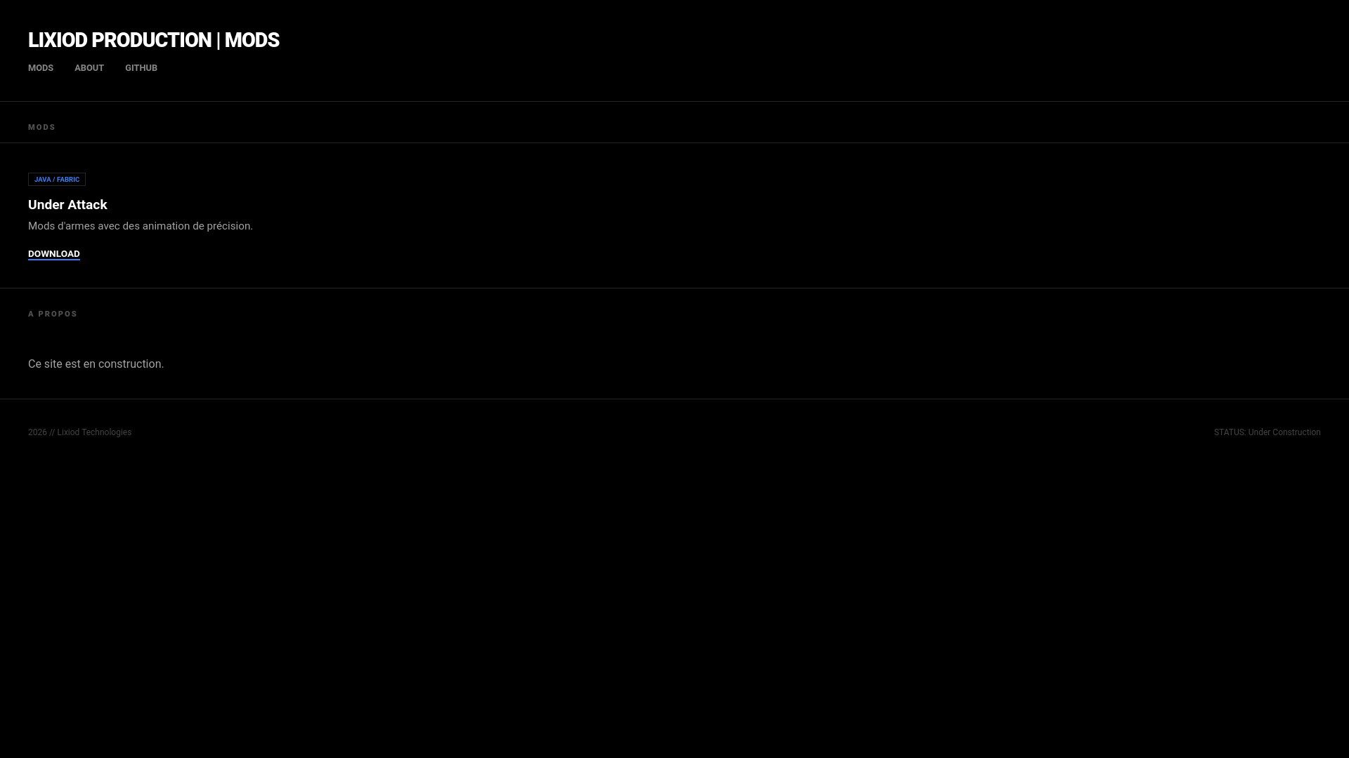 website screenshot of https://lixiod-production.pages.dev/