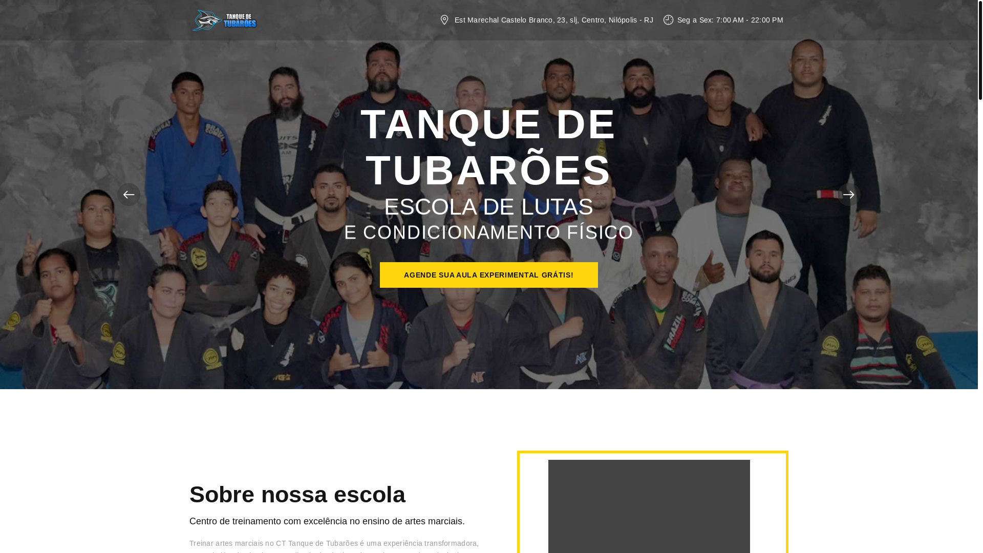website screenshot of https://cttubaroes.com.br/
