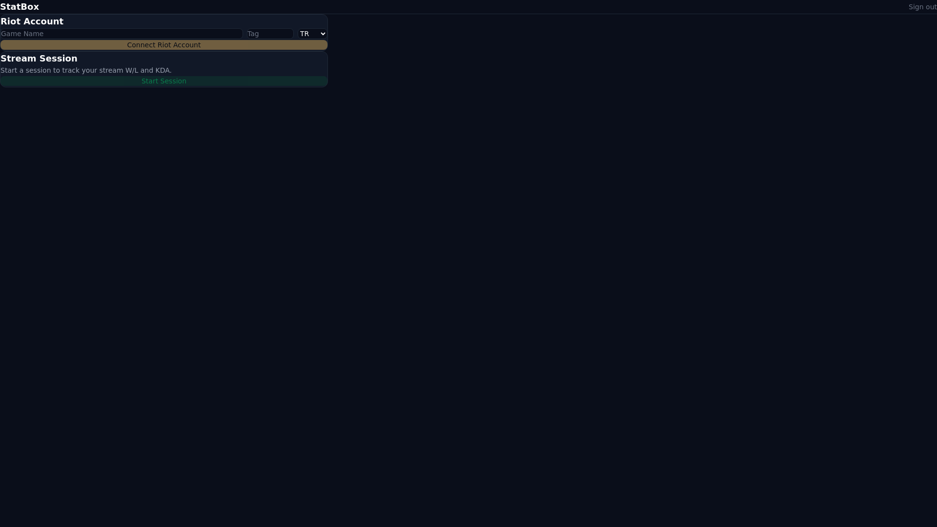 website screenshot of https://statbox-dashboard.pages.dev/
