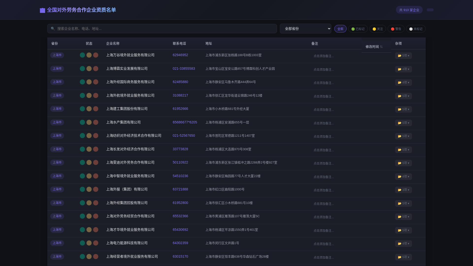 website screenshot of https://forjob-dashboard.pages.dev/