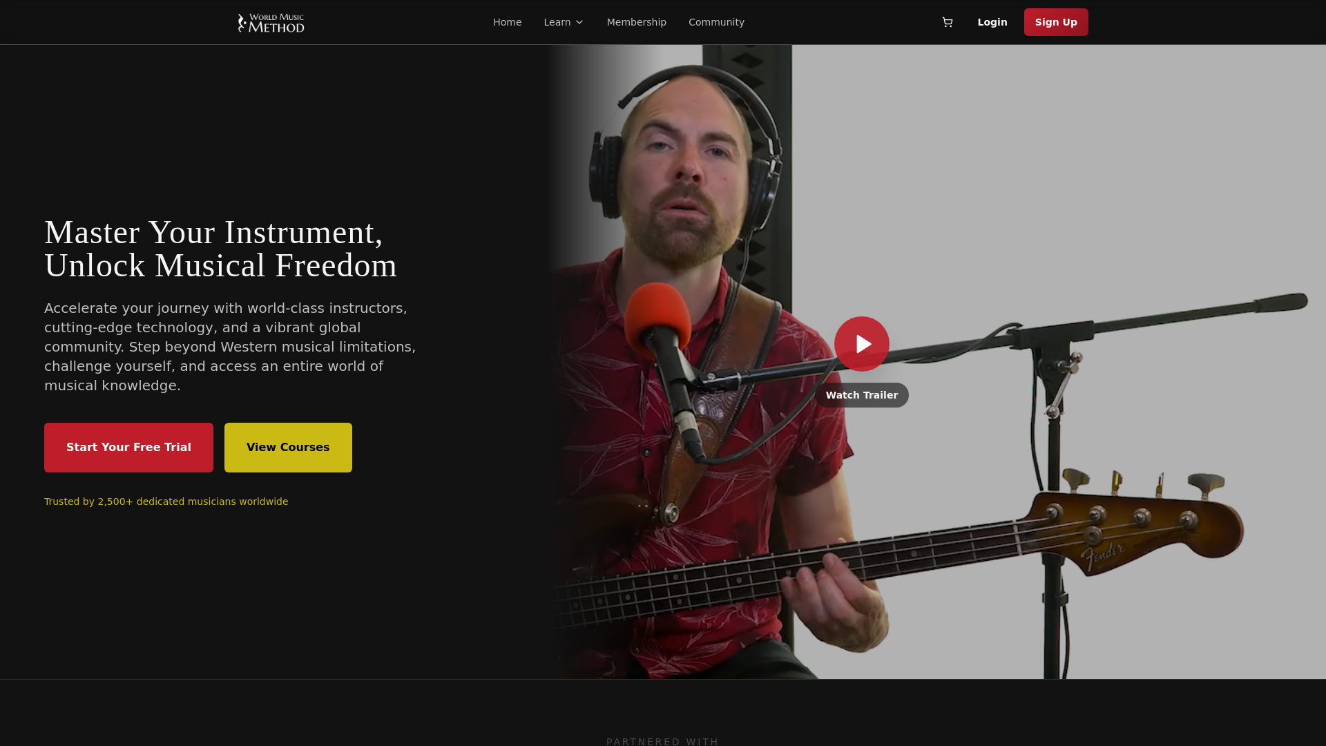 website screenshot of https://worldmusicmethod.pages.dev/
