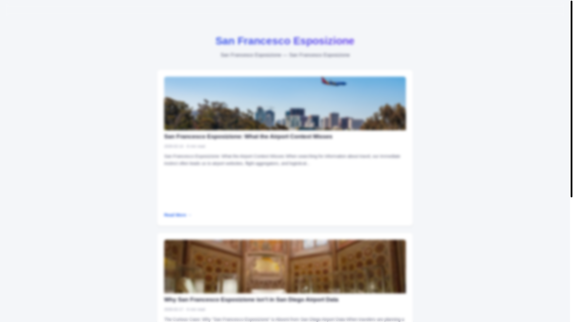 website screenshot of https://san-francesco-esposizione.pages.dev/