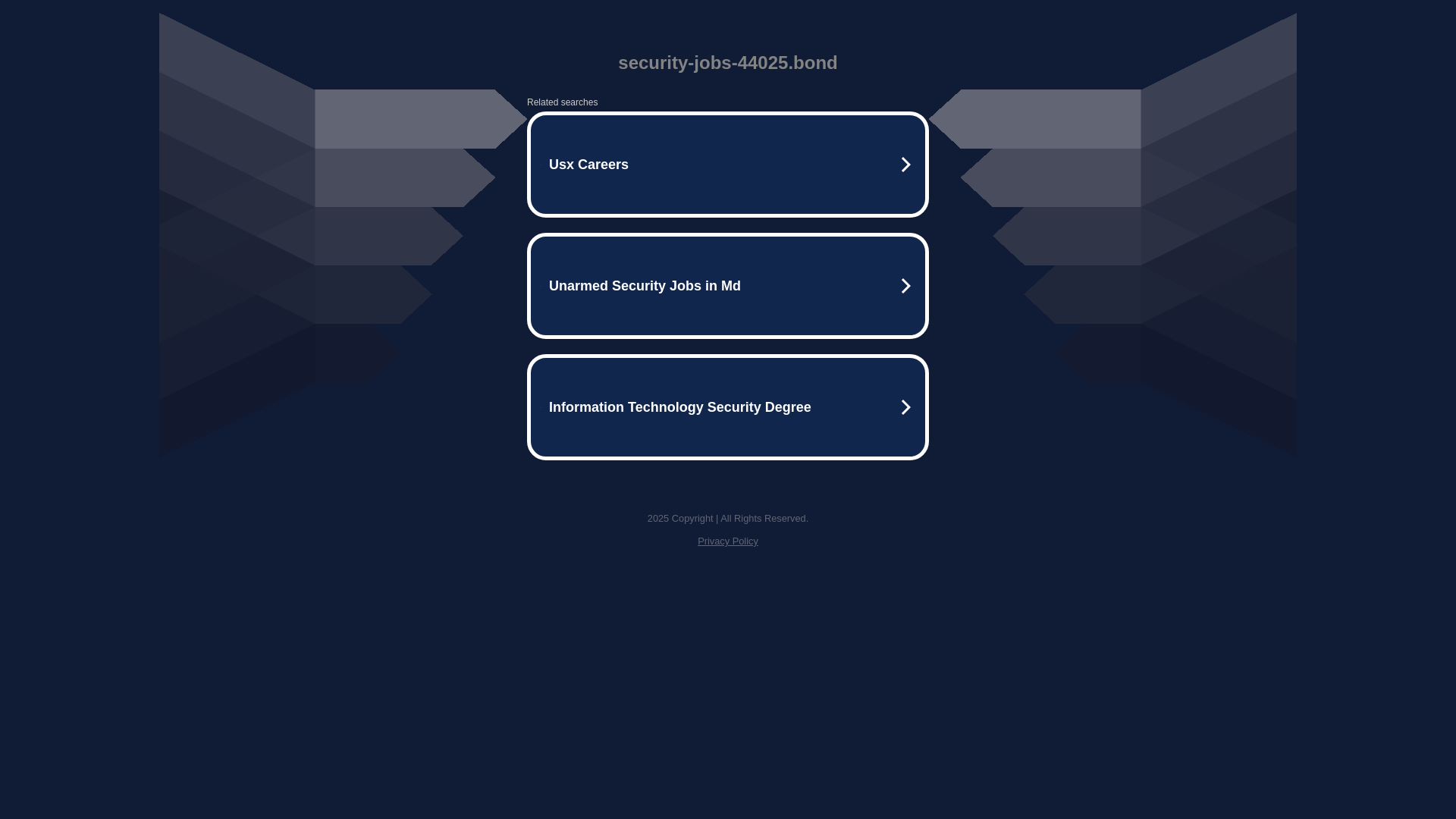 website screenshot of https://security-jobs-44025.bond/