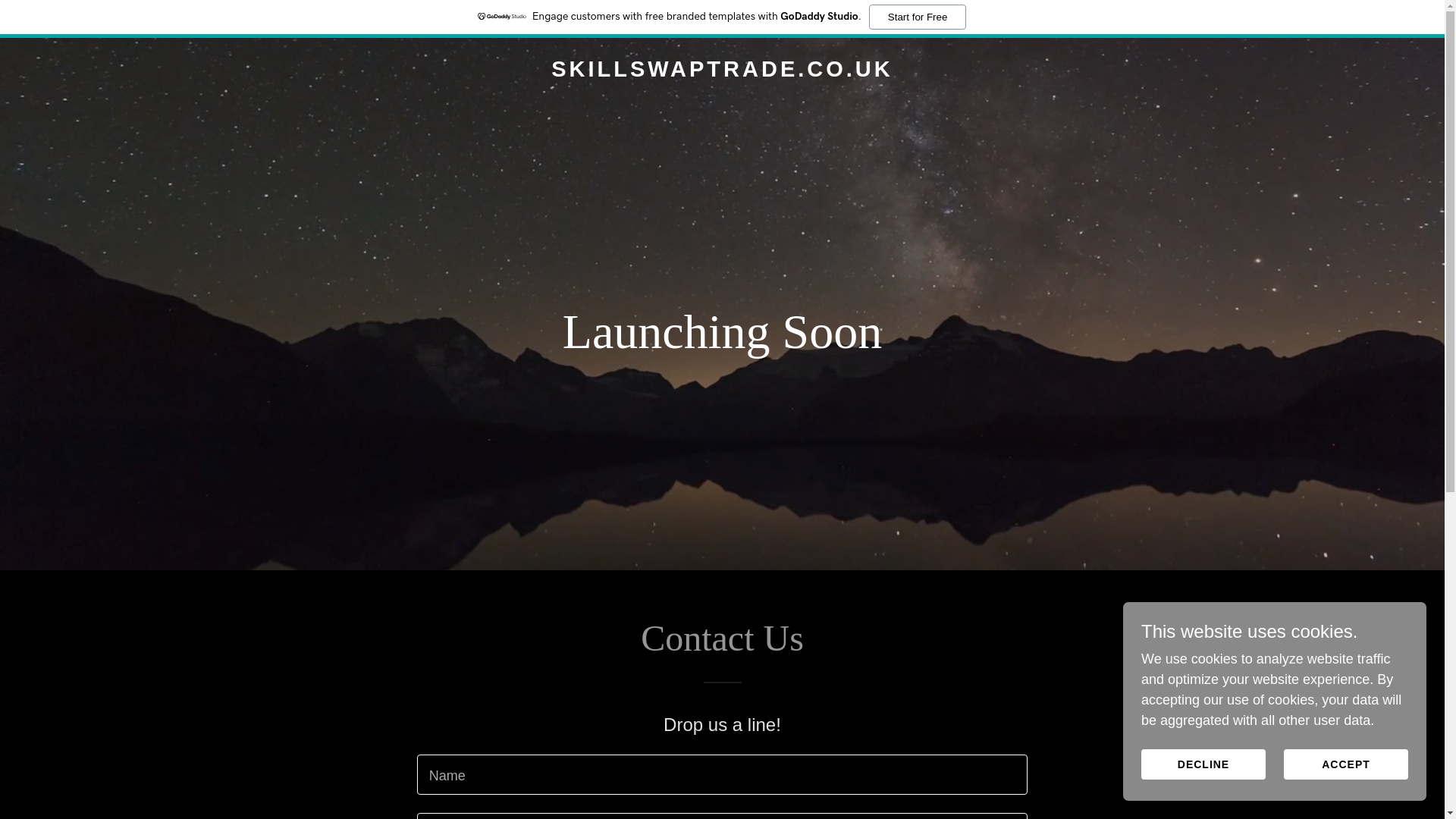 website screenshot of https://skillswaptrade.co.uk/