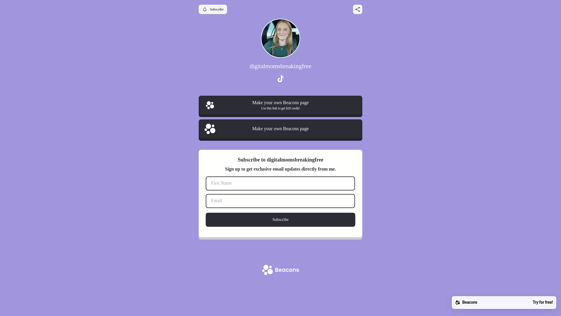 website screenshot of https://digitalmomsbreakingfree.org/