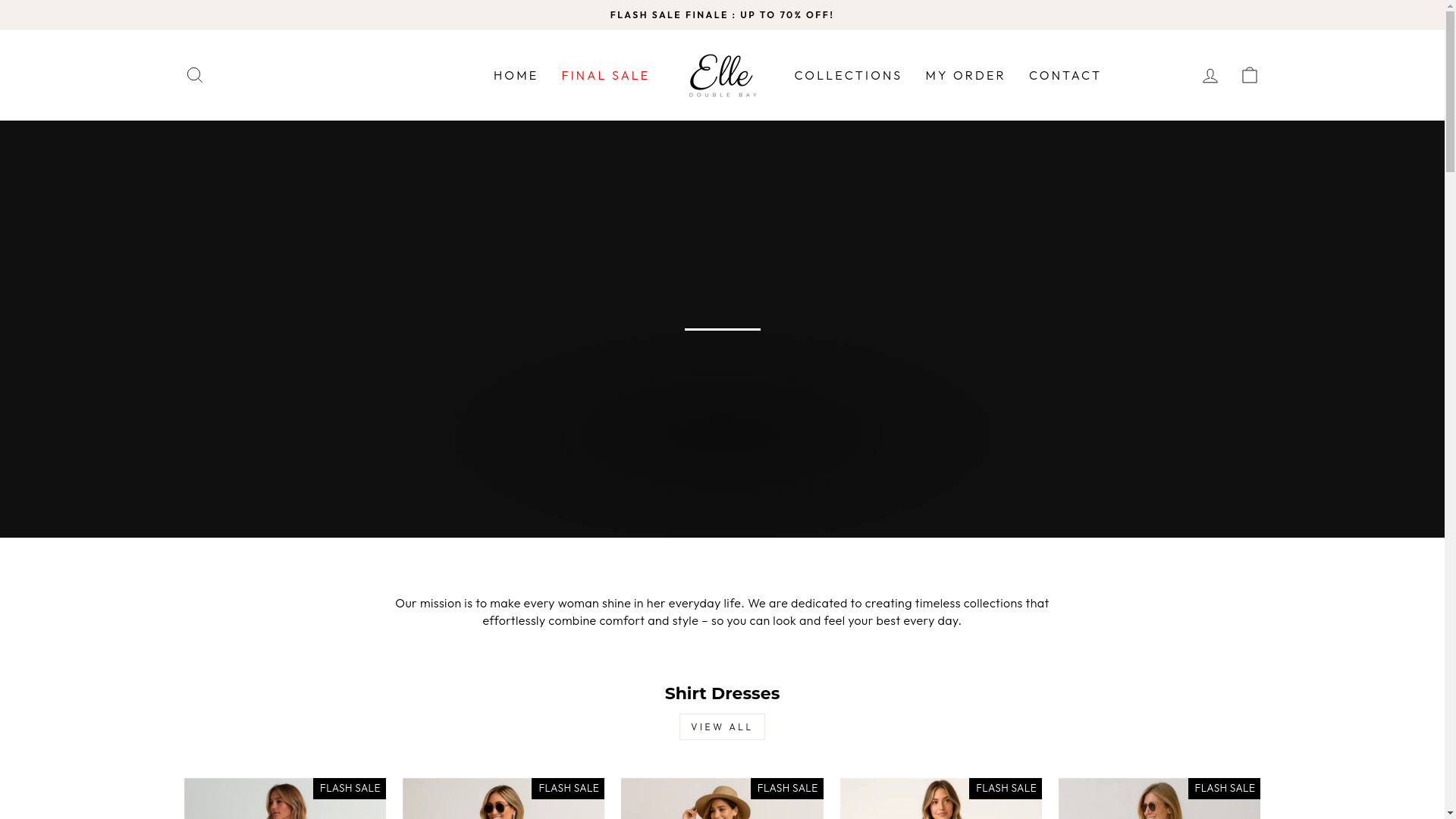 website screenshot of https://elledoublebay.com/