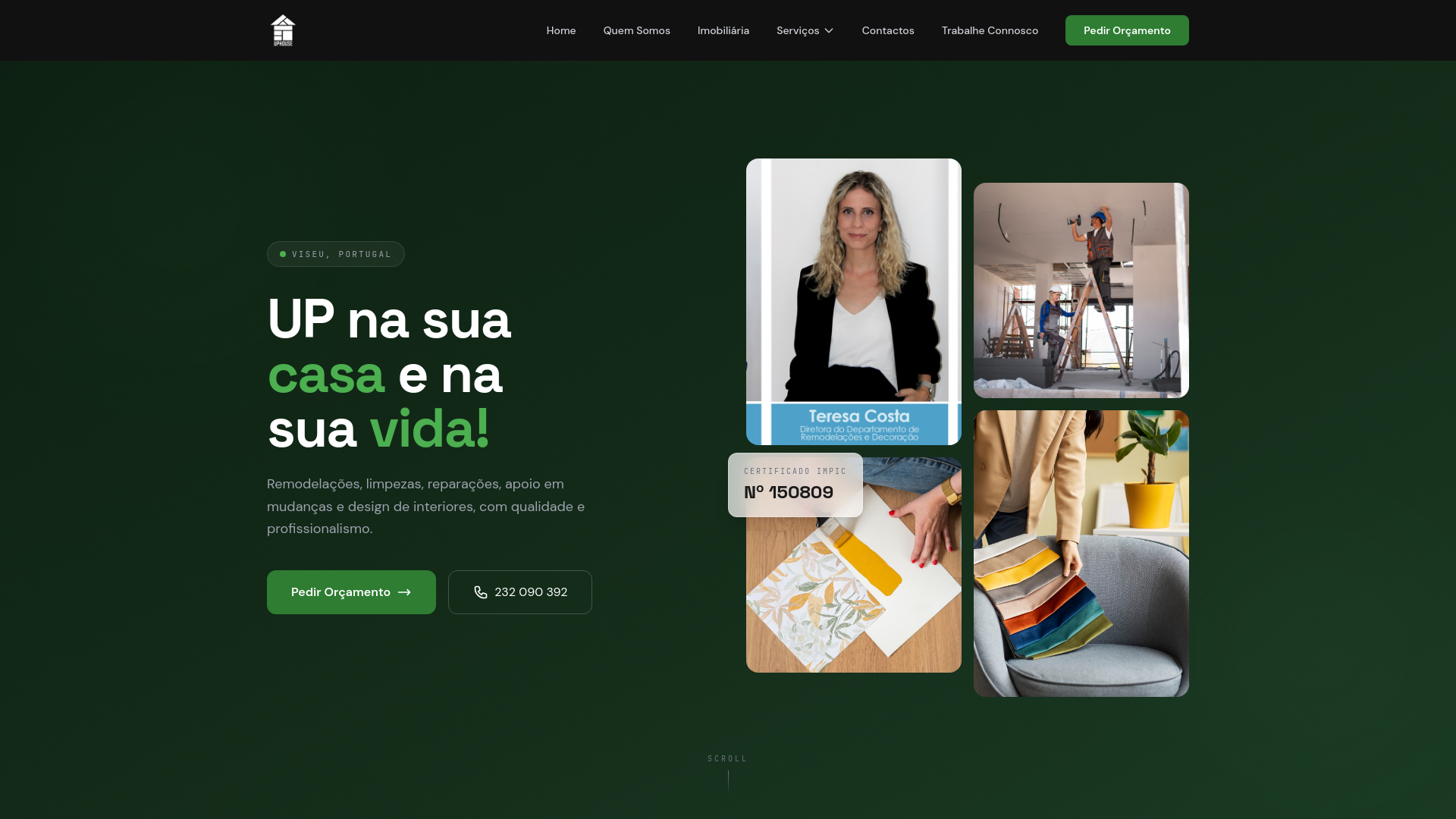 website screenshot of https://uphouse-pt.pages.dev/