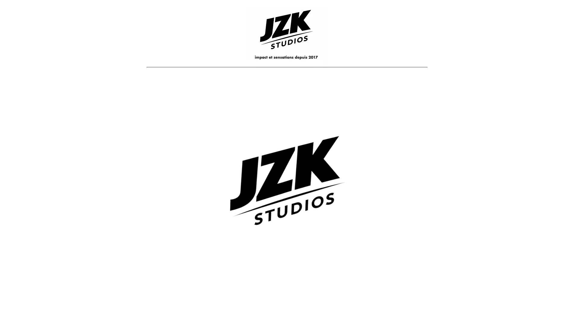 website screenshot of https://jzkstudios.fr/