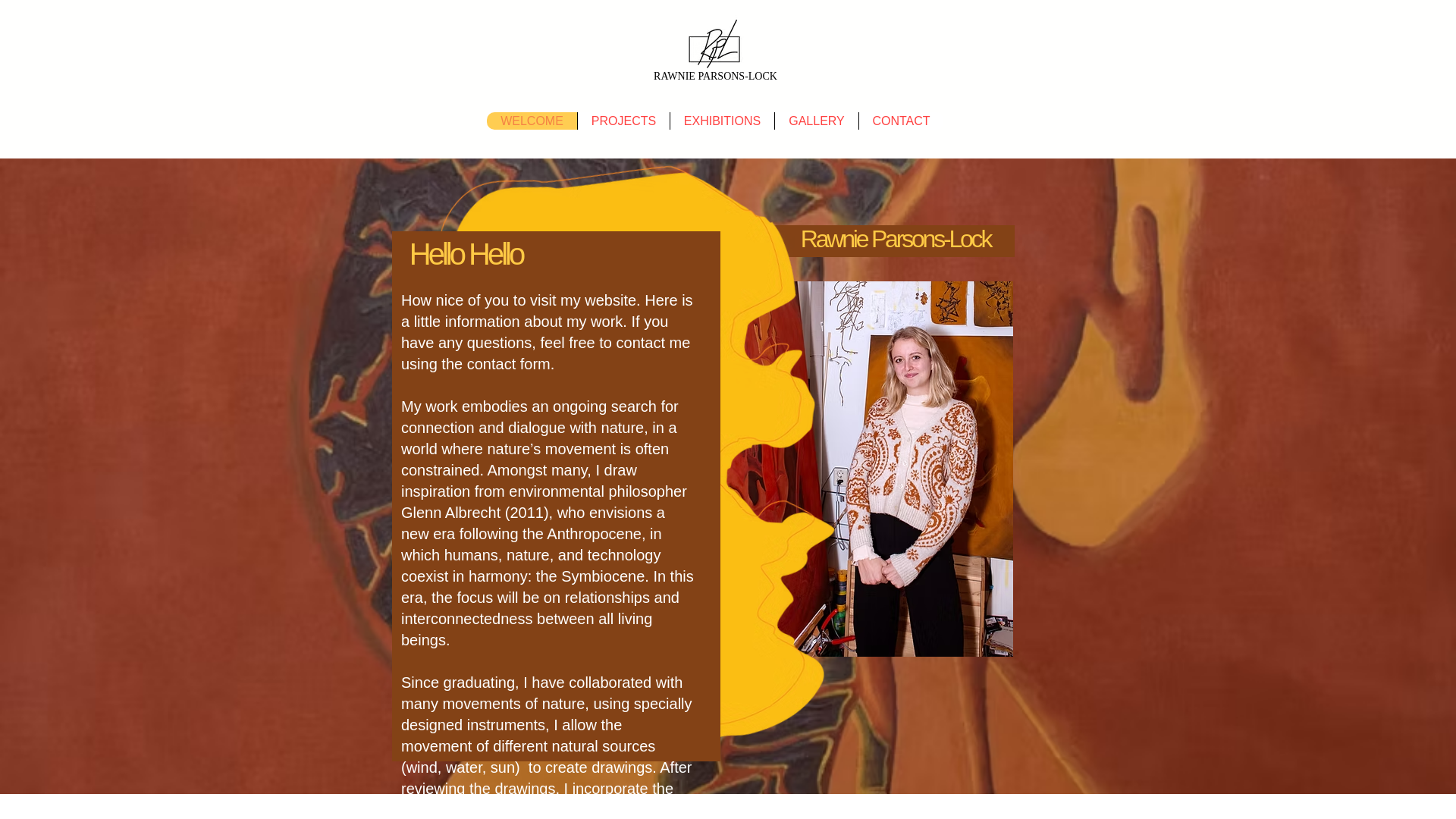 website screenshot of https://rawniestudio.com/