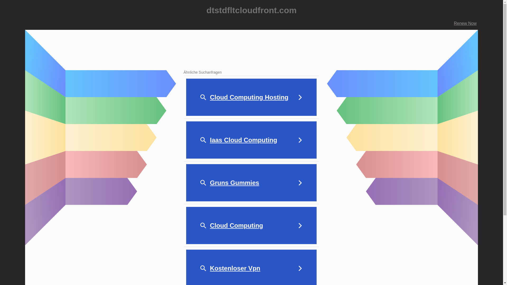 website screenshot of https://dtstdfltcloudfront.com/