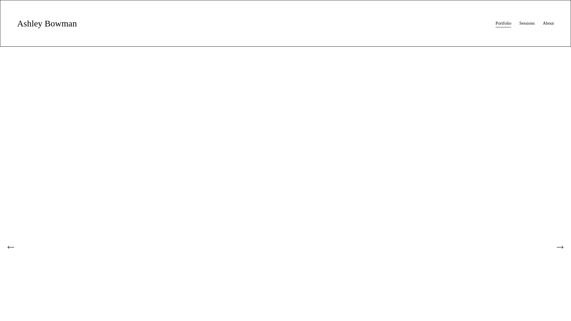 website screenshot of https://ashbowphoto.com/