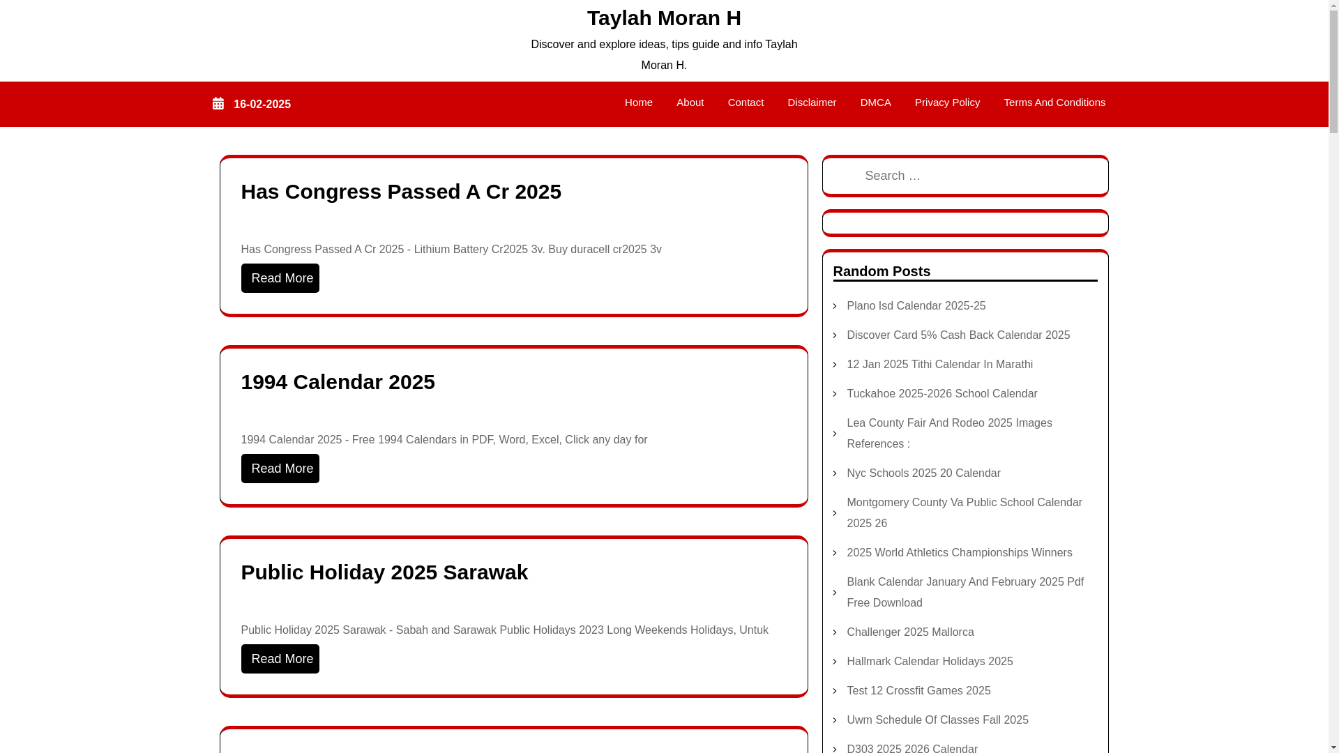 website screenshot of https://taylahmoranh.pages.dev/