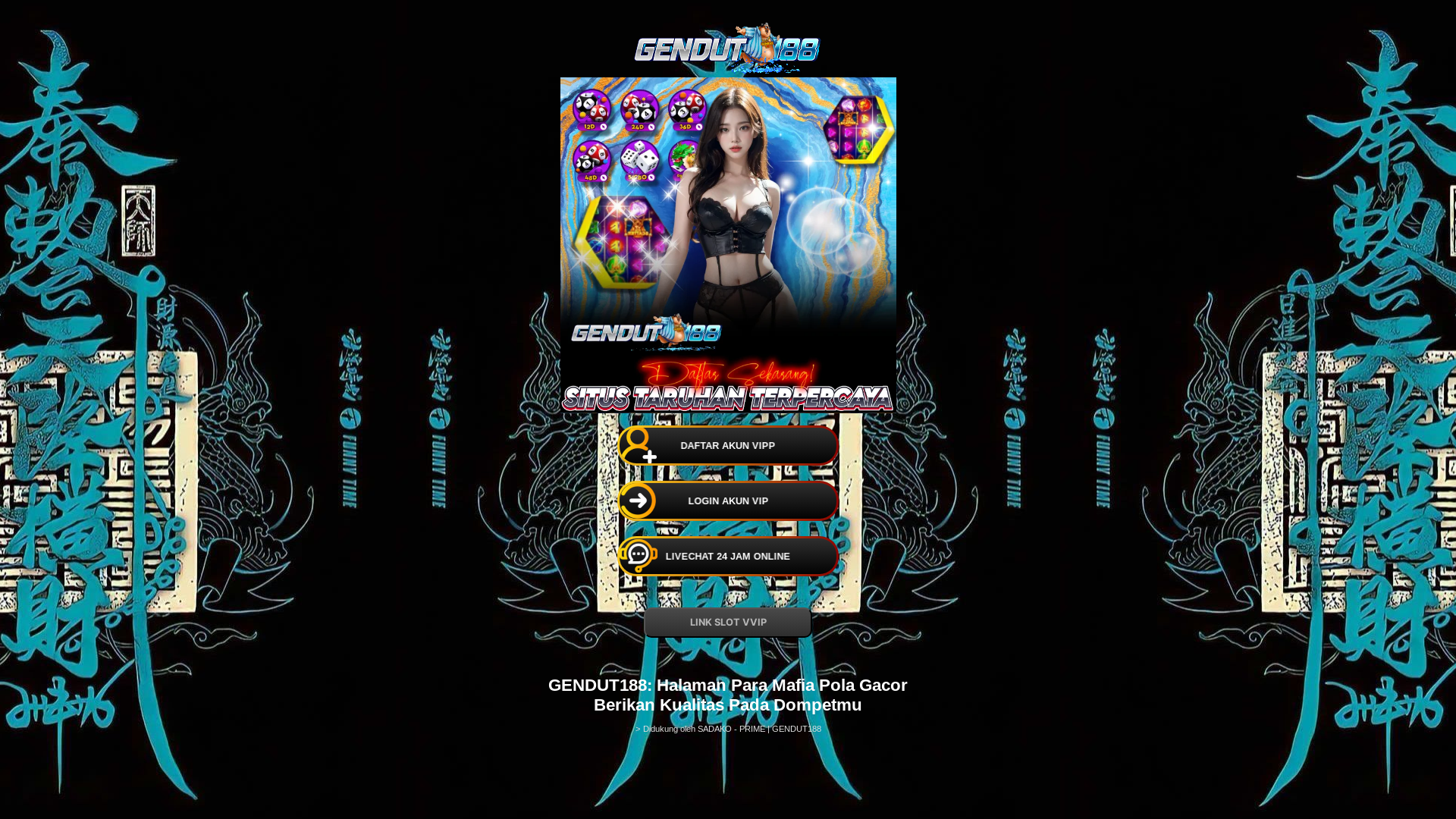 website screenshot of https://sadako-gendut188.pages.dev/