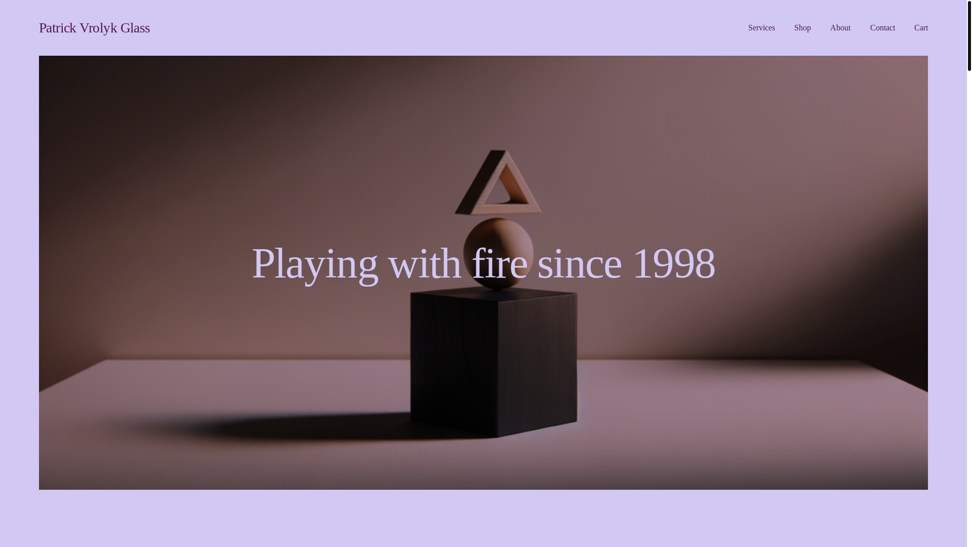 website screenshot of https://patrickvrolyk.ca/