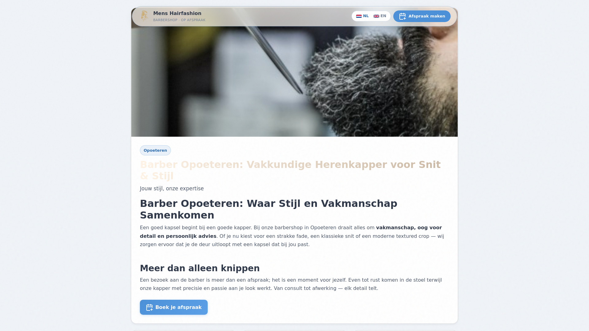 website screenshot of https://barberopoeteren.be