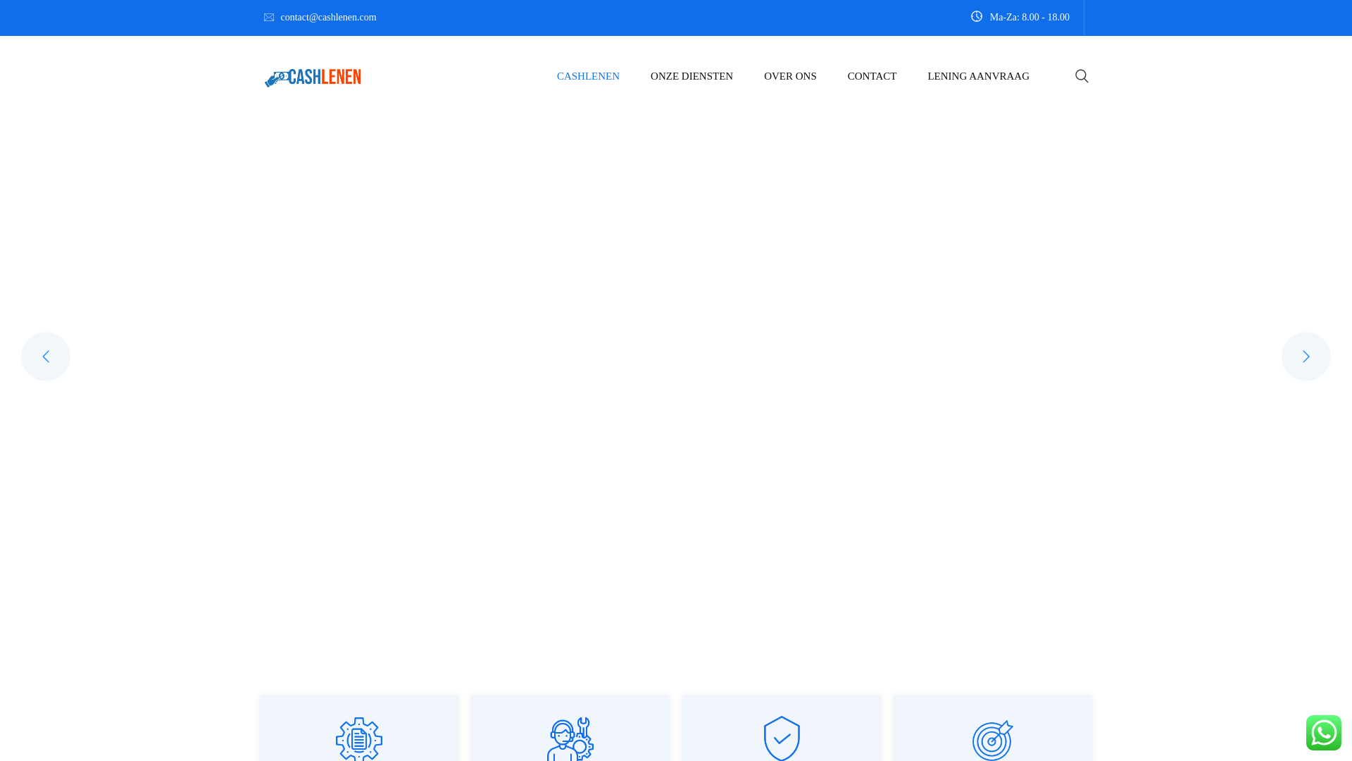 website screenshot of https://cashlenen.com/