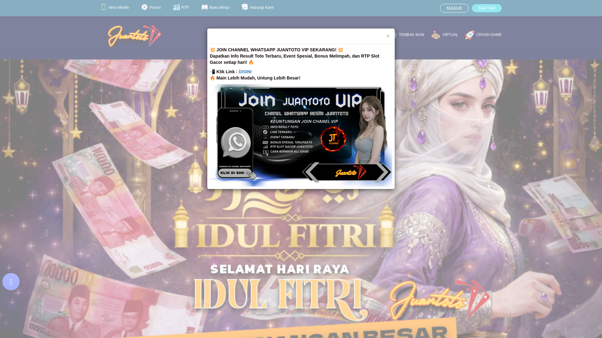 website screenshot of https://juantoto-805888.shop