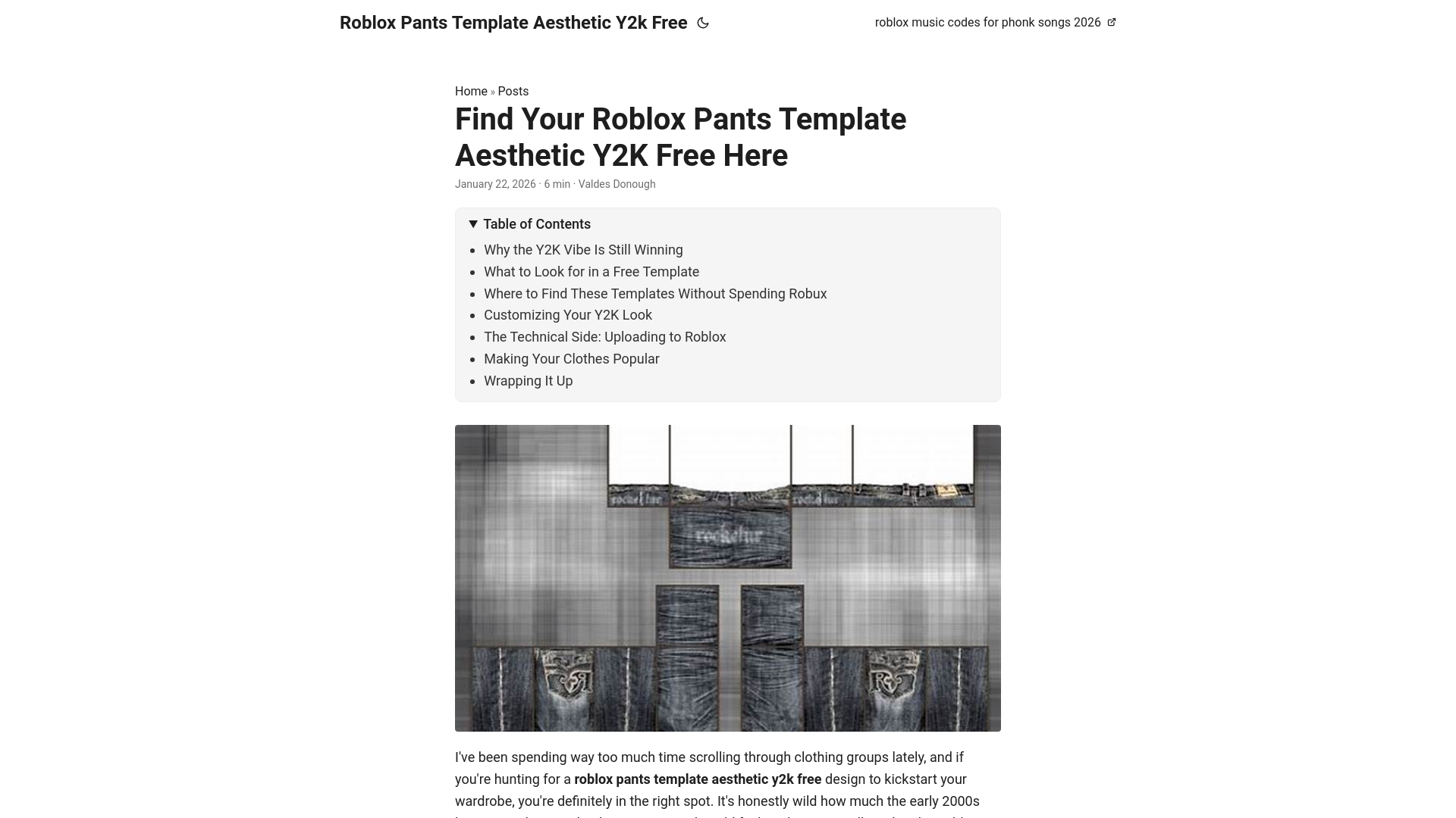 website screenshot of https://roblox-pants-template-aesthetic-y2k-free.pages.dev/