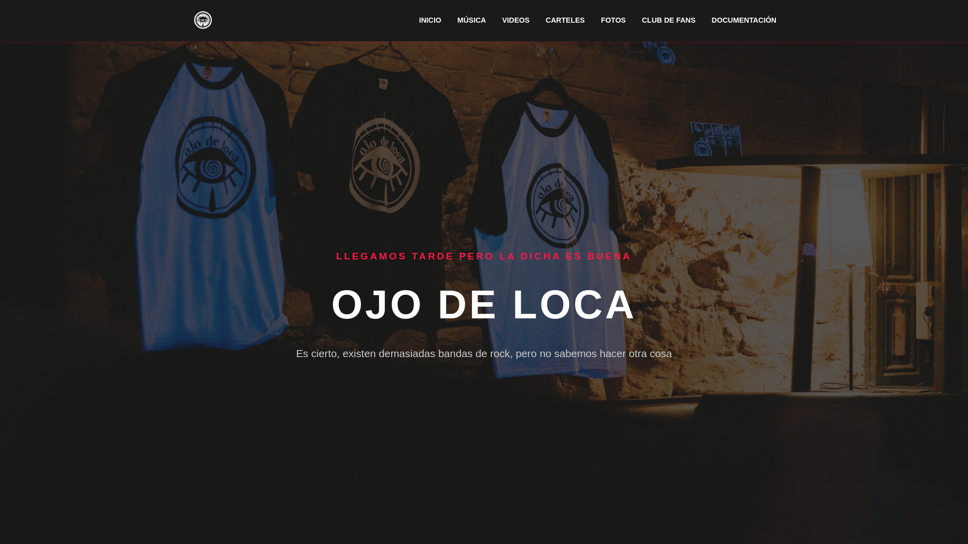 website screenshot of https://ojodeloca-web.pages.dev/